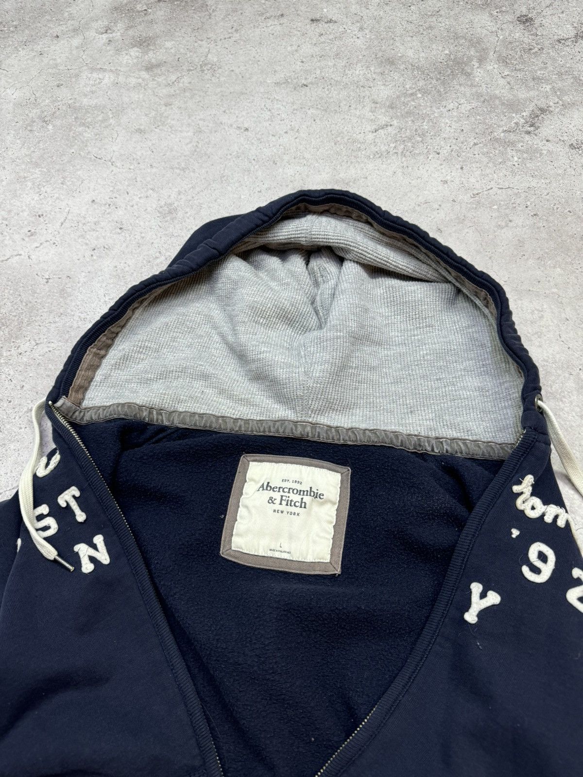 Abercrombie & Fitch Abercrombie & Fitch Vintage 3D Logo Zip Hoodie Size US M / EU 48-50 / 2 - 3 Thumbnail