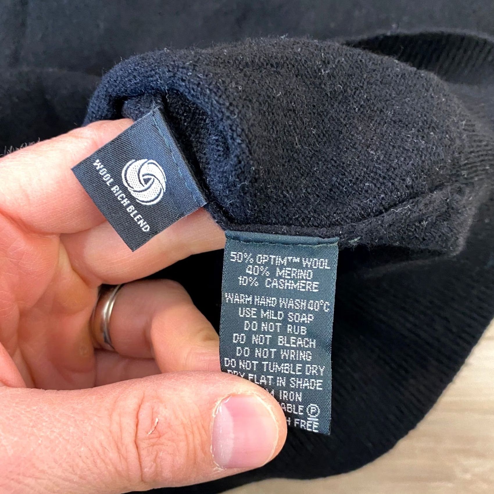 Rodd & Gunn Rodd & Gunn Merino Wool Cashmere Sweater Mens Large Crewneck Black Knit Pullover Size US L / EU 52-54 / 3 - 5 Thumbnail