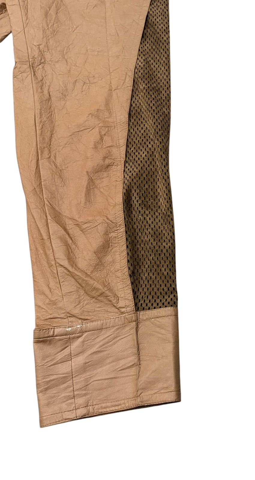 Vintage Kansai International Leather Like Polytab Rayon Pant