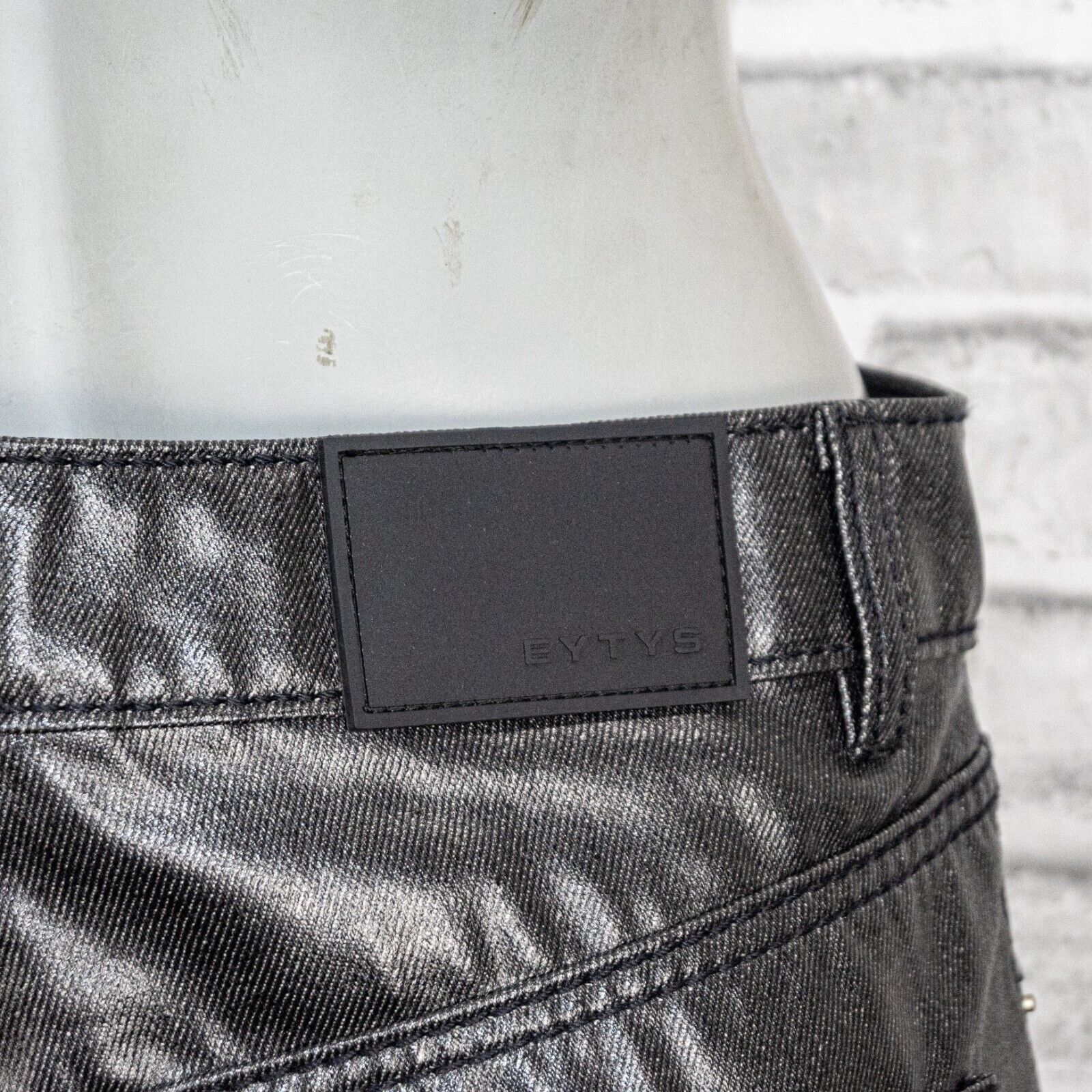 Eytys Eytys Men's Solstice High Rise Jean Pants Gray Coated 30x34 Size US 30 / EU 46 - 9 Thumbnail