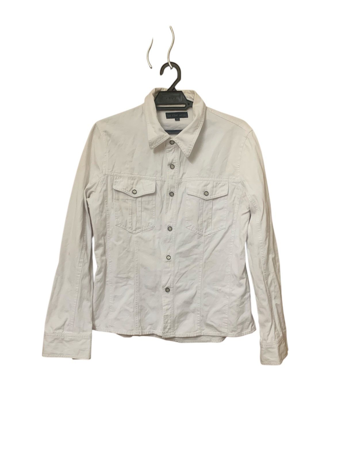 In The Attic In the attic white and black long sleeve shirt Size US M / EU 48-50 / 2 - 2 Thumbnail