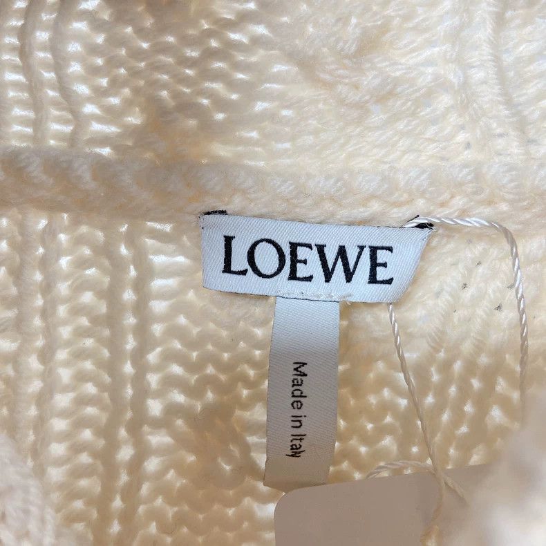 Loewe LOEWE White high collar sweater Size M / US 6-8 / IT 42-44 - 5 Thumbnail