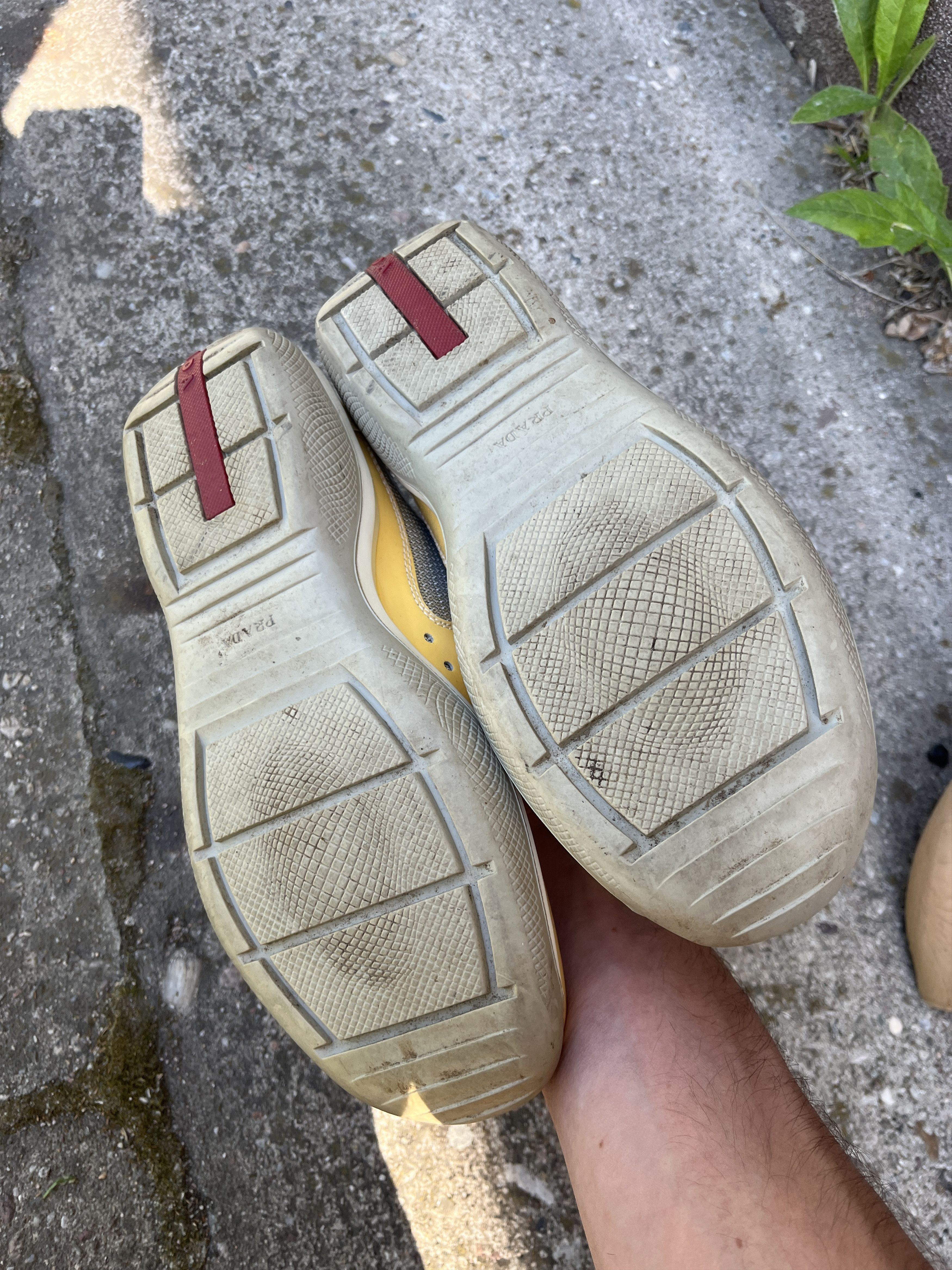 Prada prada americas cup sneakers patent leather yellow rossa 00s Size US 6 / IT 36 - 5 Thumbnail