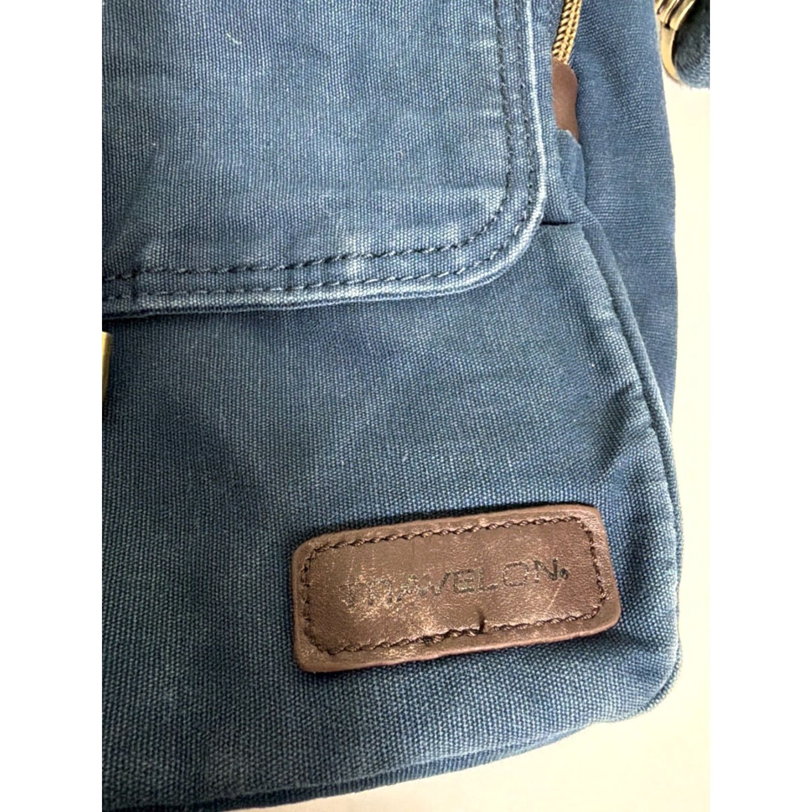 Vintage Travelon Anti-Theft Courier Tour Bag Navy Medium Women Crossbody Nylon Zip Bag Size ONE SIZE - 5 Thumbnail