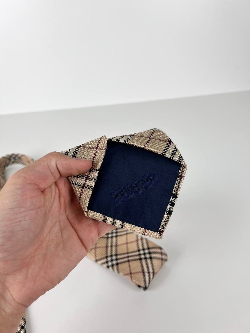 Burberry × Vintage Burberry London luxury nova check tie Size ONE SIZE - 5 Thumbnail
