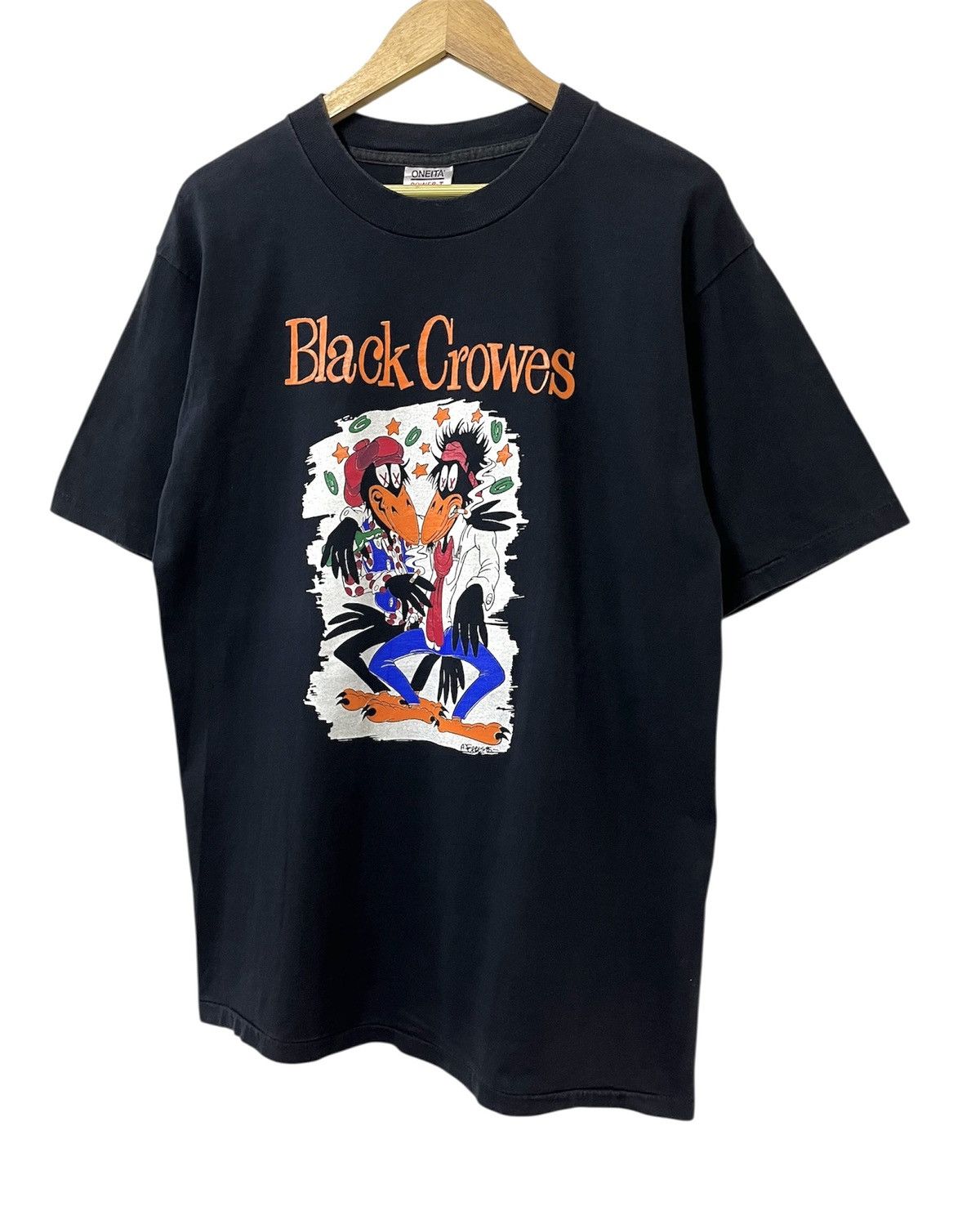 Band Tees VINTAGE 90s BLACK CROWES SHAKE YOUR MONEY MAKER BAND TSHIRT Size US XL / EU 56 / 4 - 4 Thumbnail