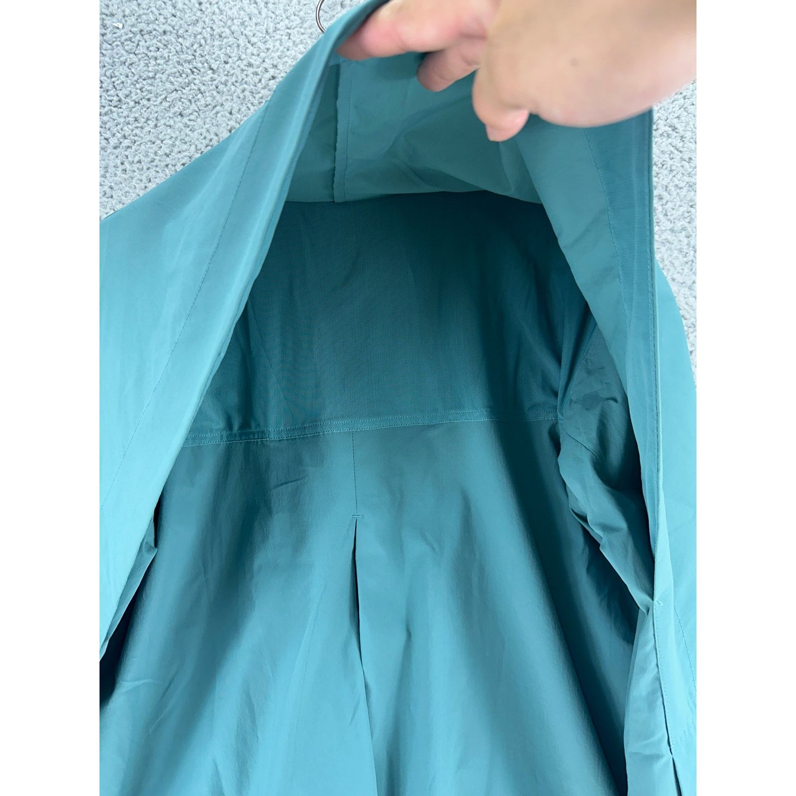 Athleta Athleta Rain Pullover Jacket Womens S Teal Poplin Top Small Size S / US 4 / IT 40 - 7 Thumbnail