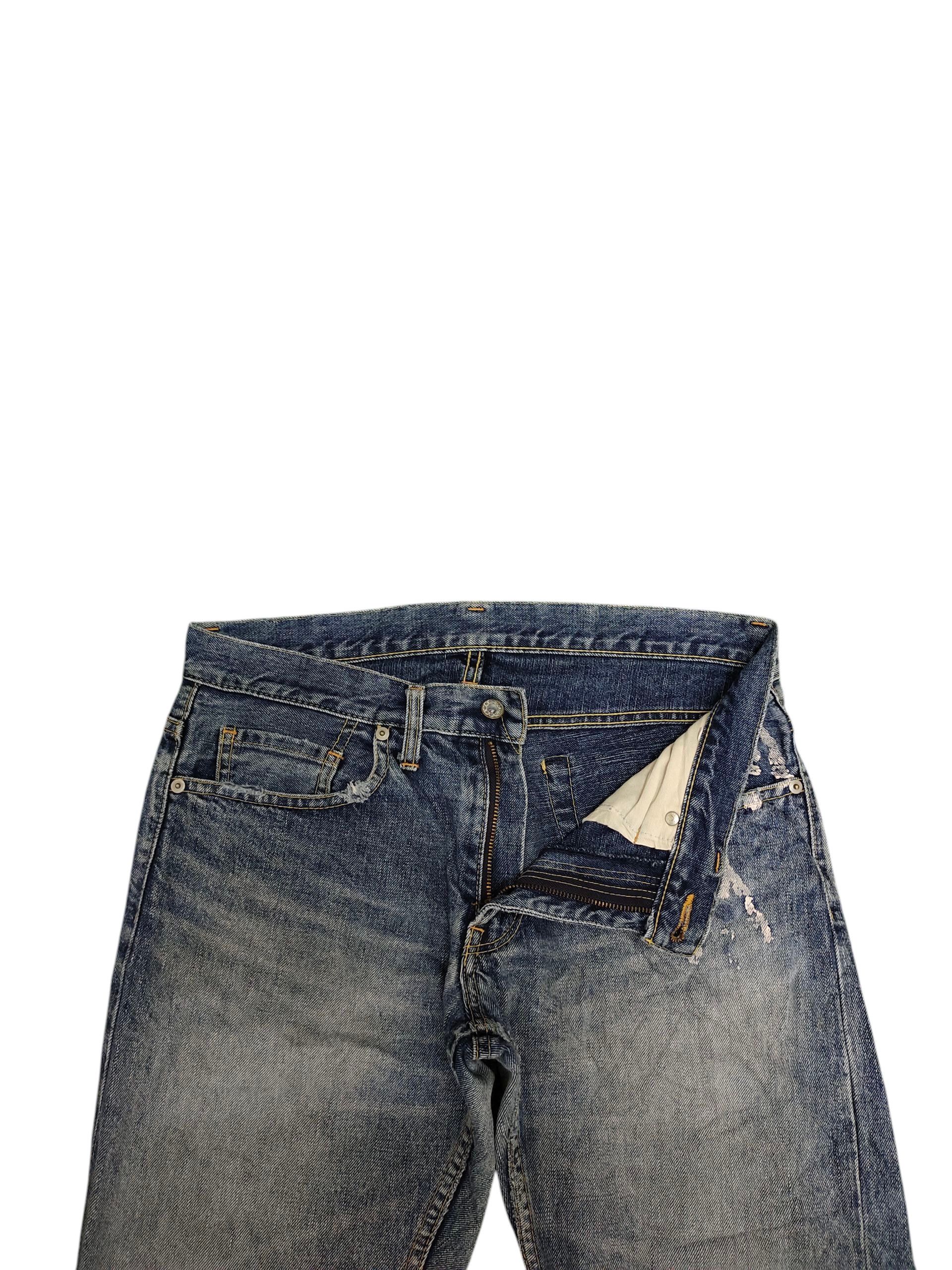 Hysteric Glamour Flare Jeans CEI Selvedge Clawmark Distress Faded Bootcut Y2k Size US 33 - 10 Thumbnail