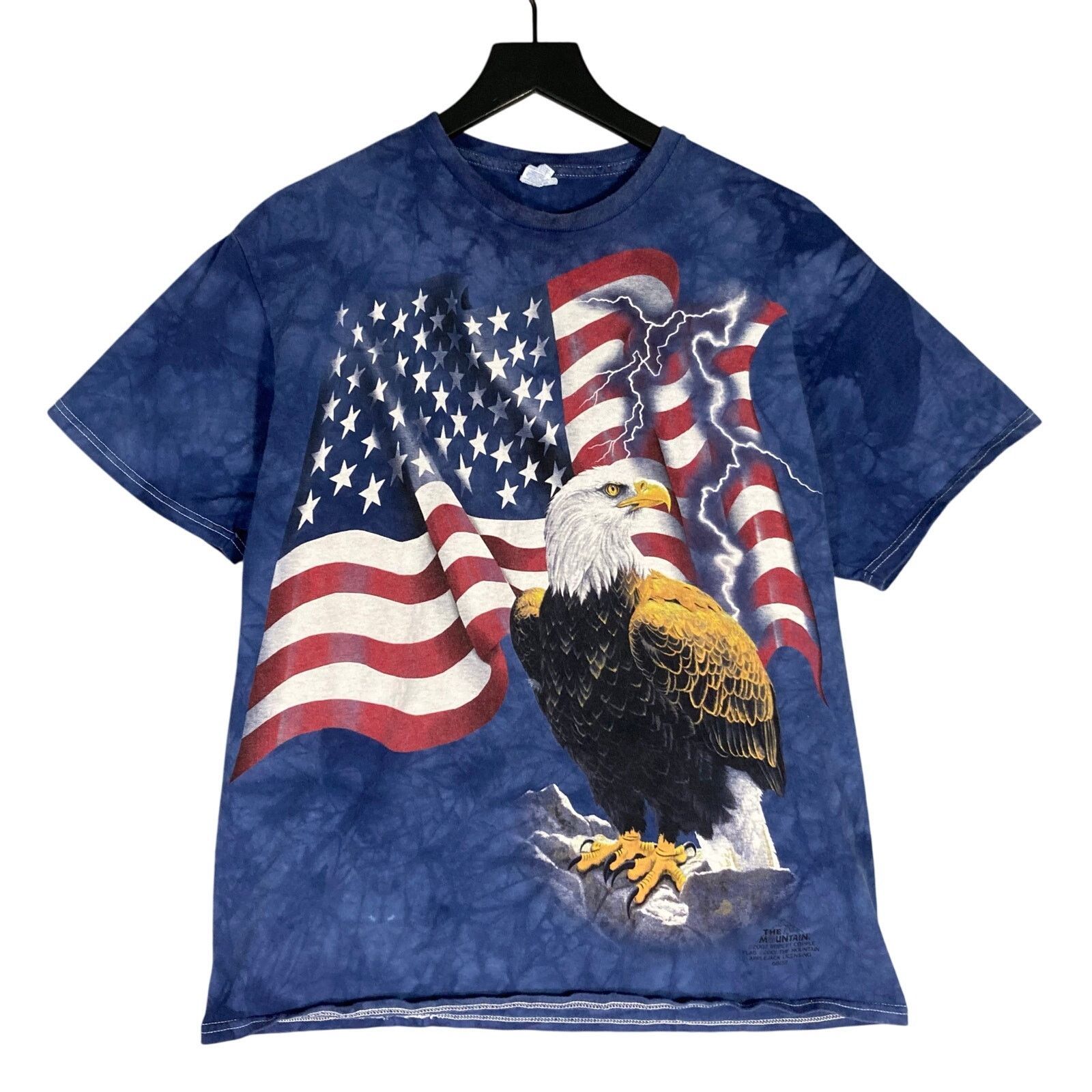Vintage Vintage Bald Eagle USA Flag Graphic T-Shirt L Size US L / EU 52-54 / 3 - 1 Thumbnail
