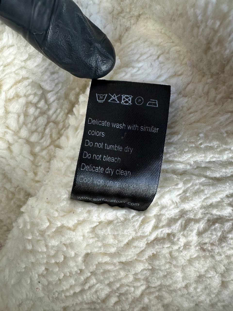 Surface To Air Surface To Air Black Denim Sherpa Lined Biker Vest Size US XS / EU 42 / 0 - 14 Thumbnail