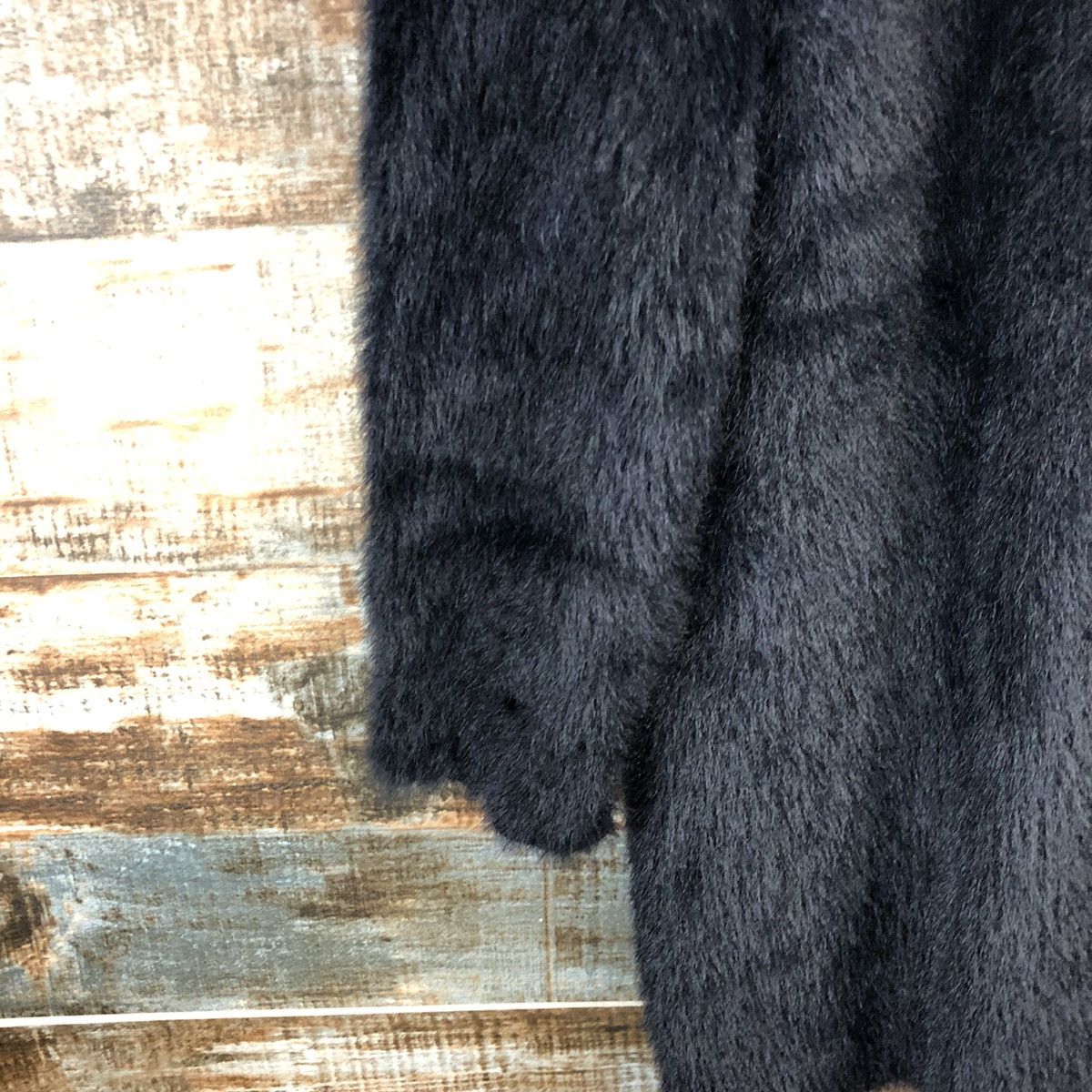 GU GU japan Black Mohair long Cardigan Knitwear #A2196 Size S / US 4 / IT 40 - 14 Thumbnail