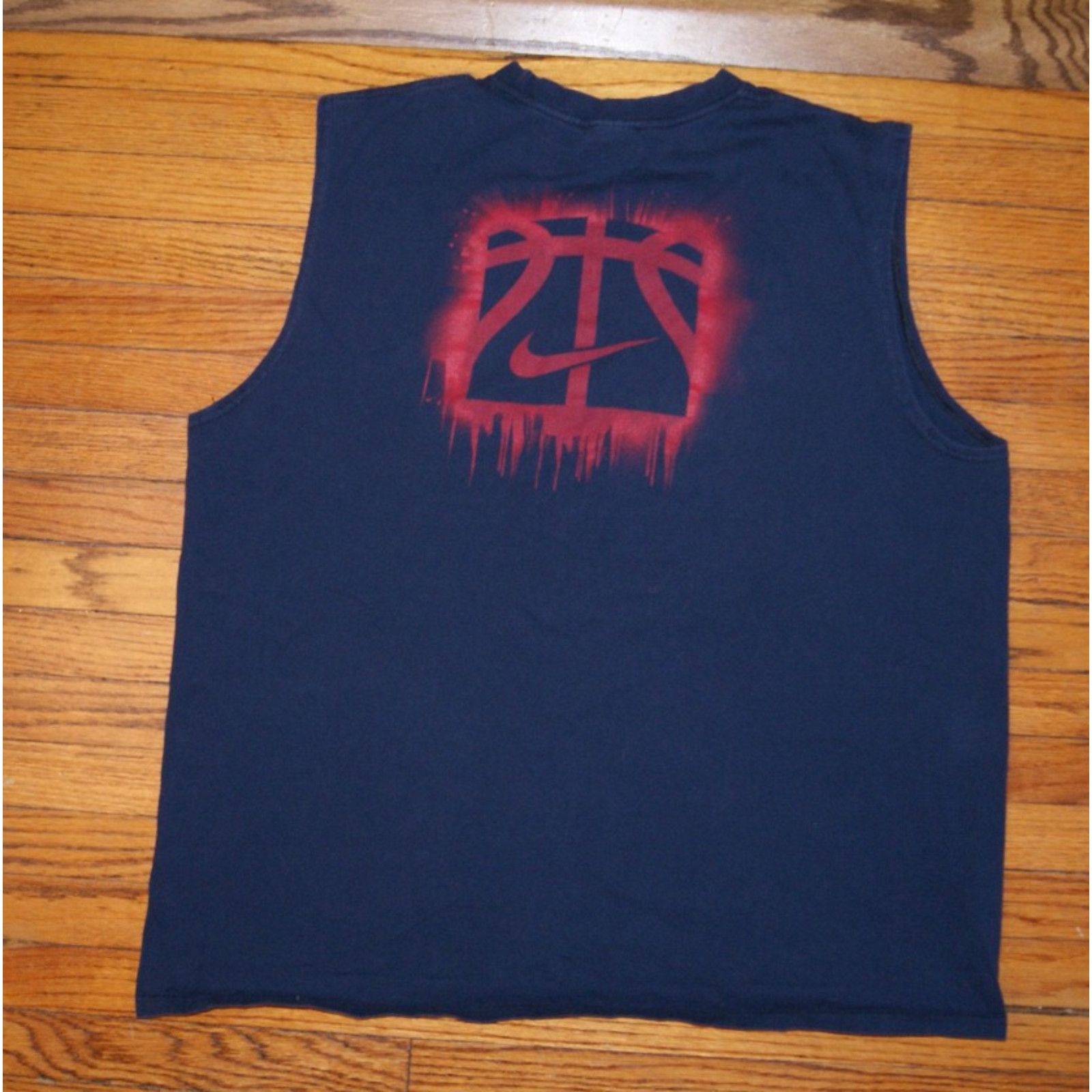 Nike VTG Y2K Nike Basketball Hoops Blue TShirt Sleeveless XL Mens Size US XL / EU 56 / 4 - 5 Thumbnail