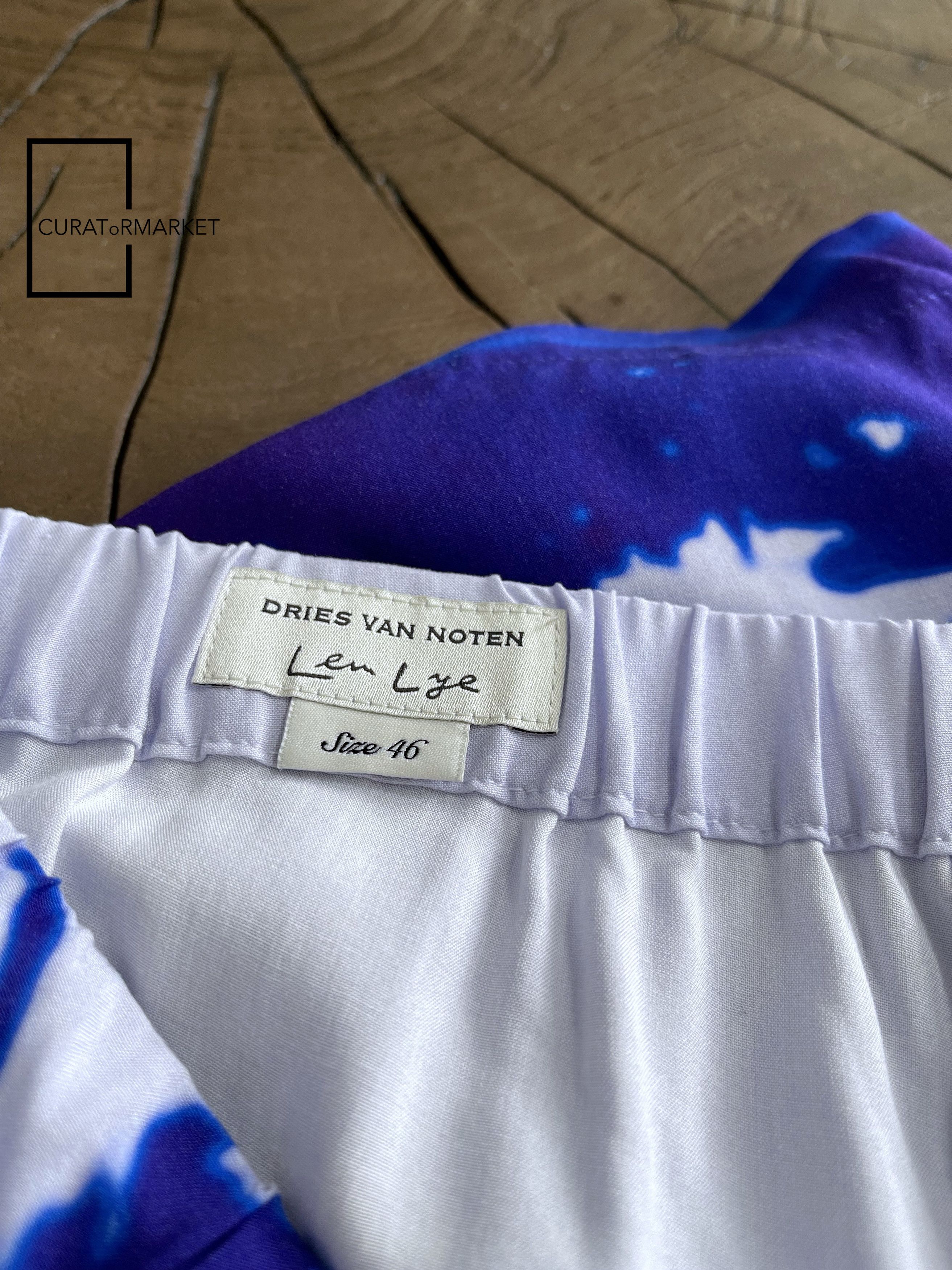 Dries Van Noten EU46 Piper Psychedelic Palm Len Lye Print Graphic Short SS21 Size US 30 / EU 46 - 6 Thumbnail