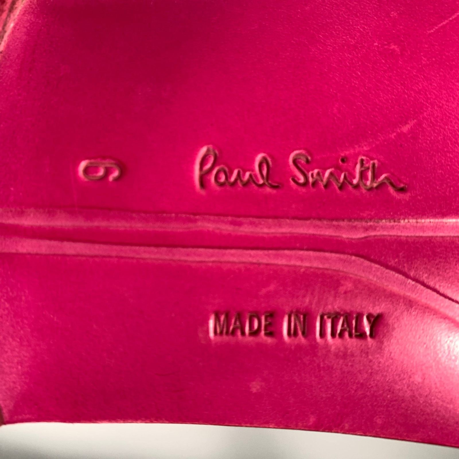 Paul Smith PS by PAUL SMITH Size 7 Pink Leather Slip On Loafers Size US 7 / EU 40 - 7 Thumbnail