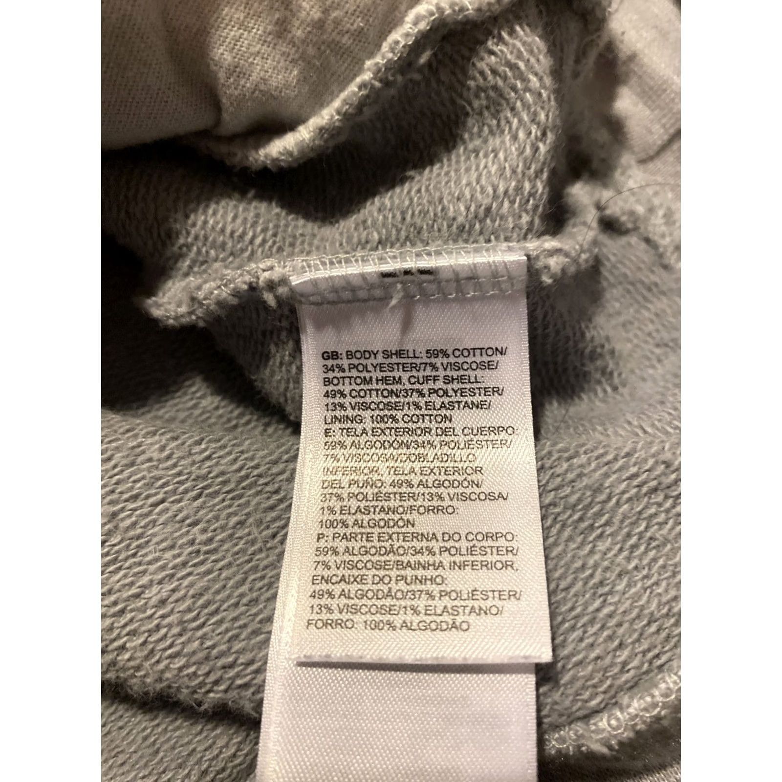 The North Face The North Face Hoodie Sweatshirt Gray Womens Pullover Size S Hooded Big Logo Size S / US 4 / IT 40 - 5 Thumbnail