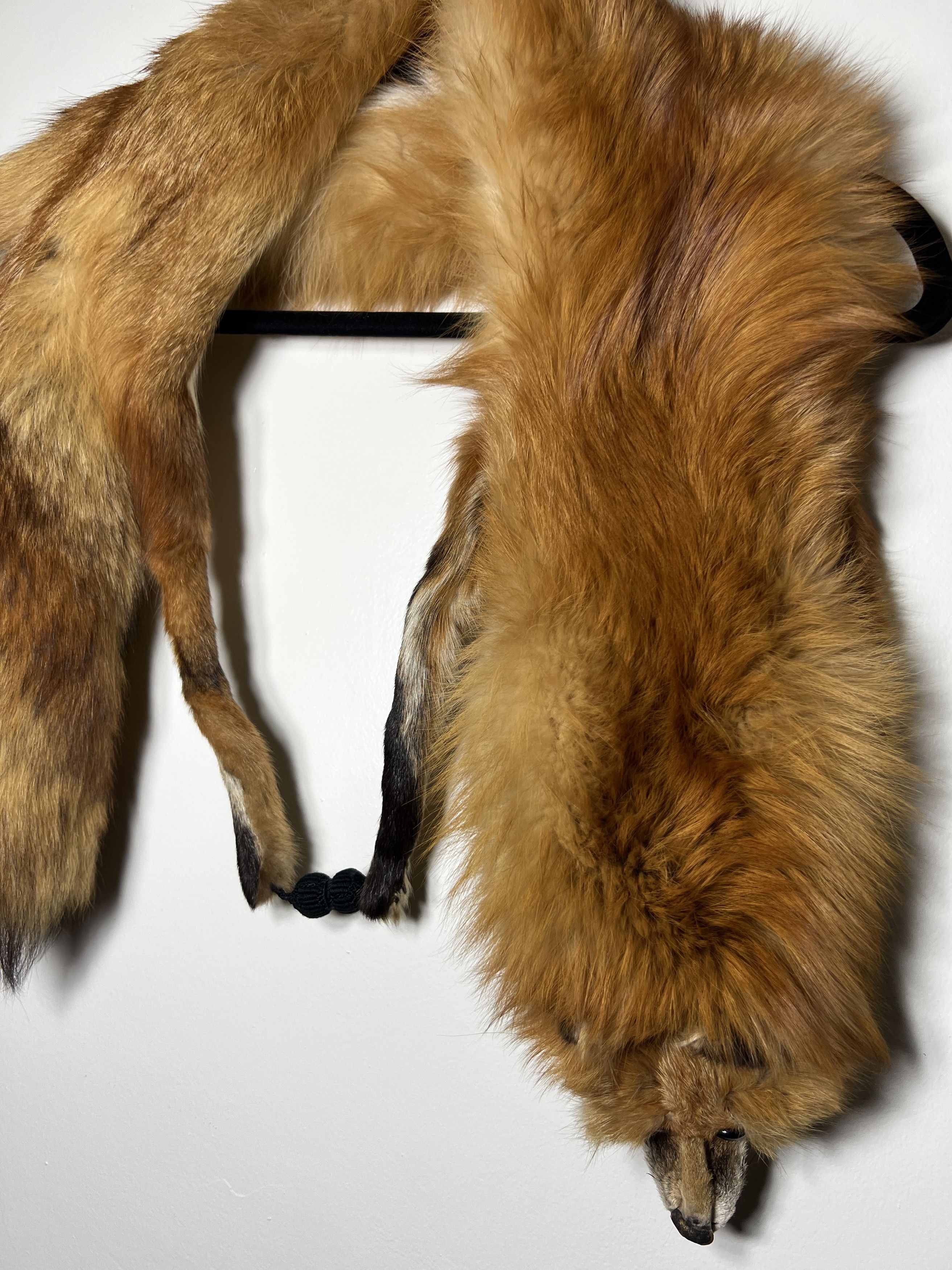 Other × Vintage Vintage 1940's-1950's Red Fox Fur Taxidermy Pelt - Fox Stole Size ONE SIZE - 6 Thumbnail