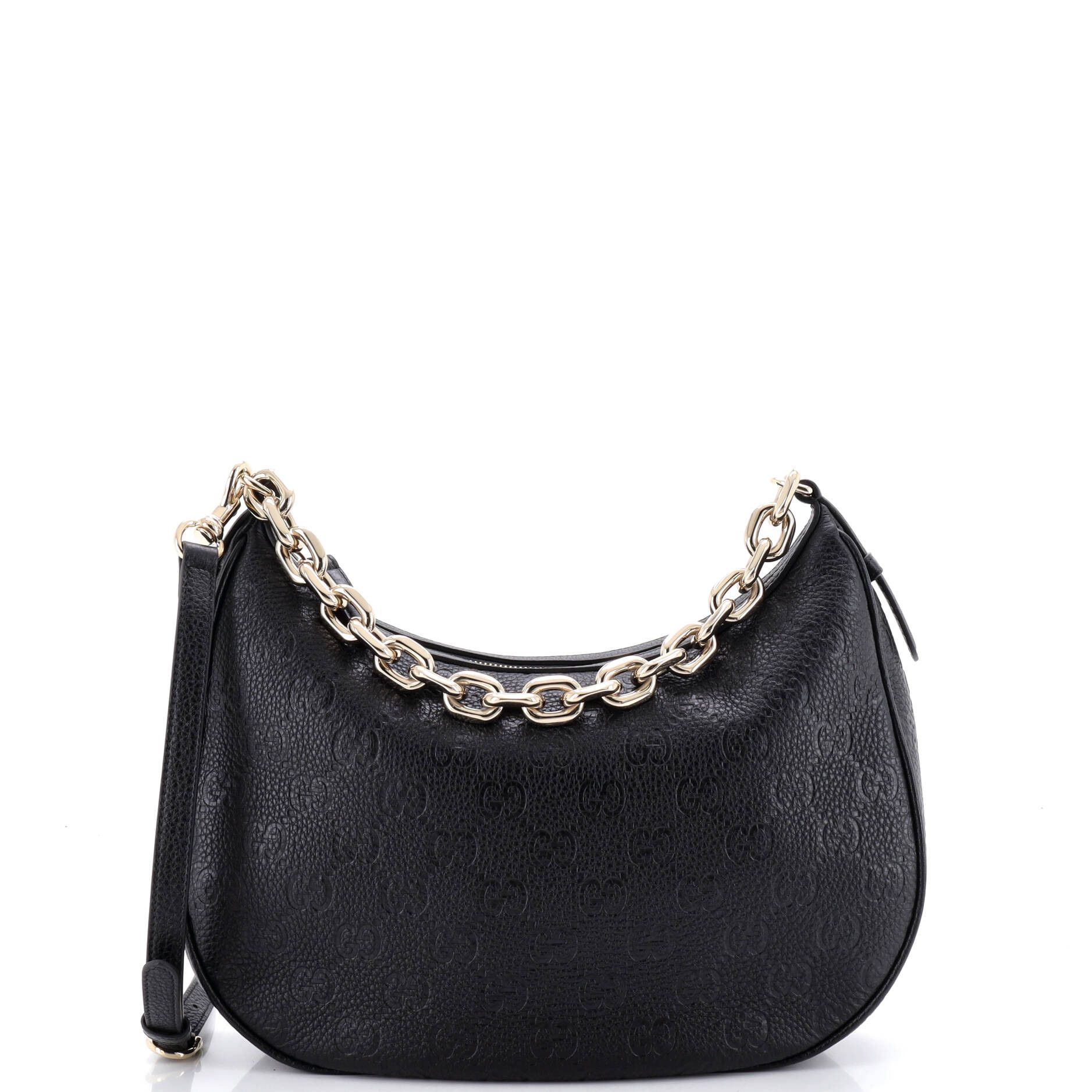 Gucci Emblem Half Moon Shoulder Bag Size ONE SIZE - 1 Thumbnail