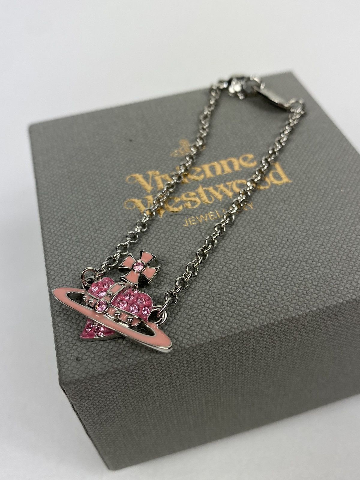 Vivienne Westwood Diamanté Orb Bracelet Size ONE SIZE - 1 Thumbnail