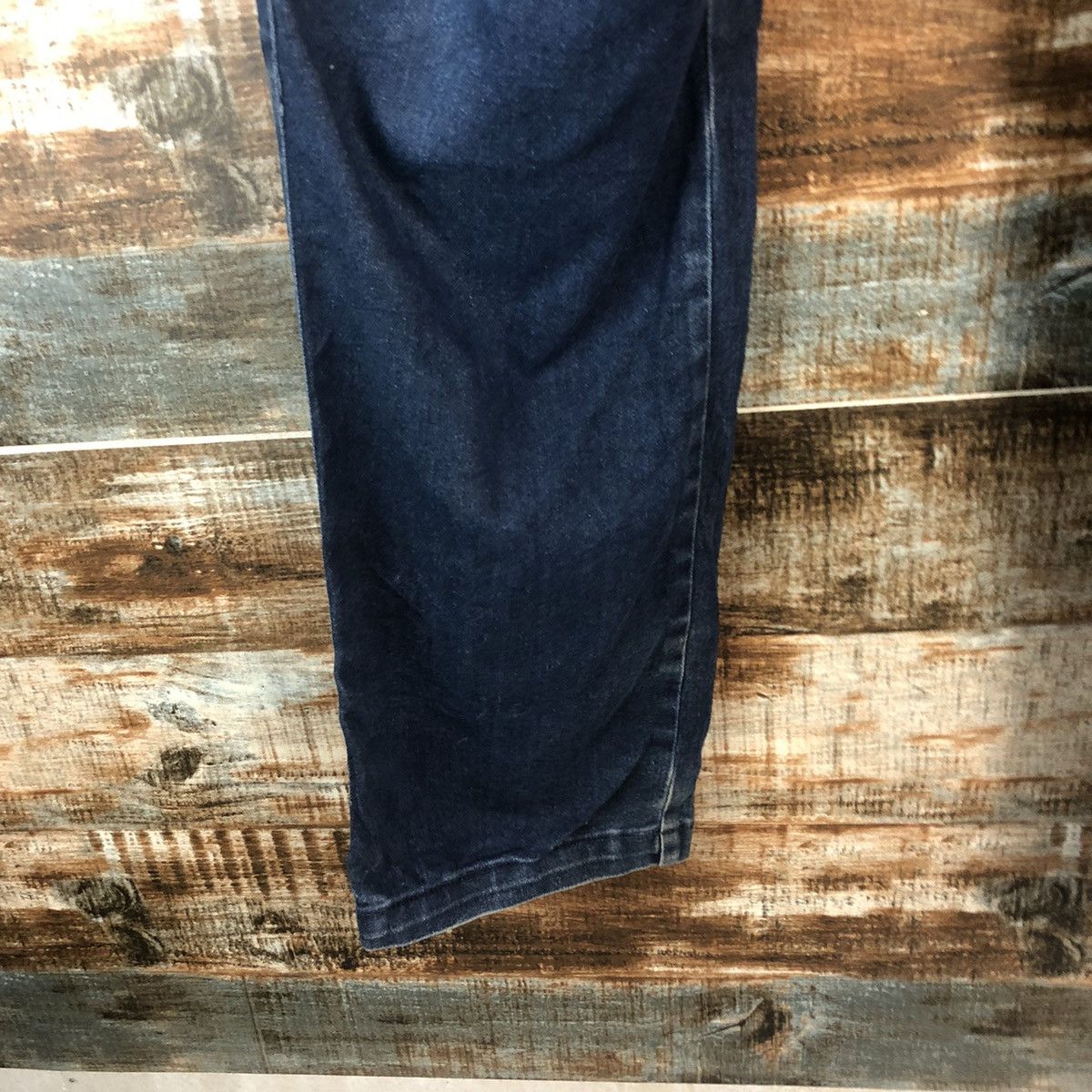 Japanese Brand Field Core Blue Distressed Denim Pants #A2115 Size US 35 - 11 Thumbnail