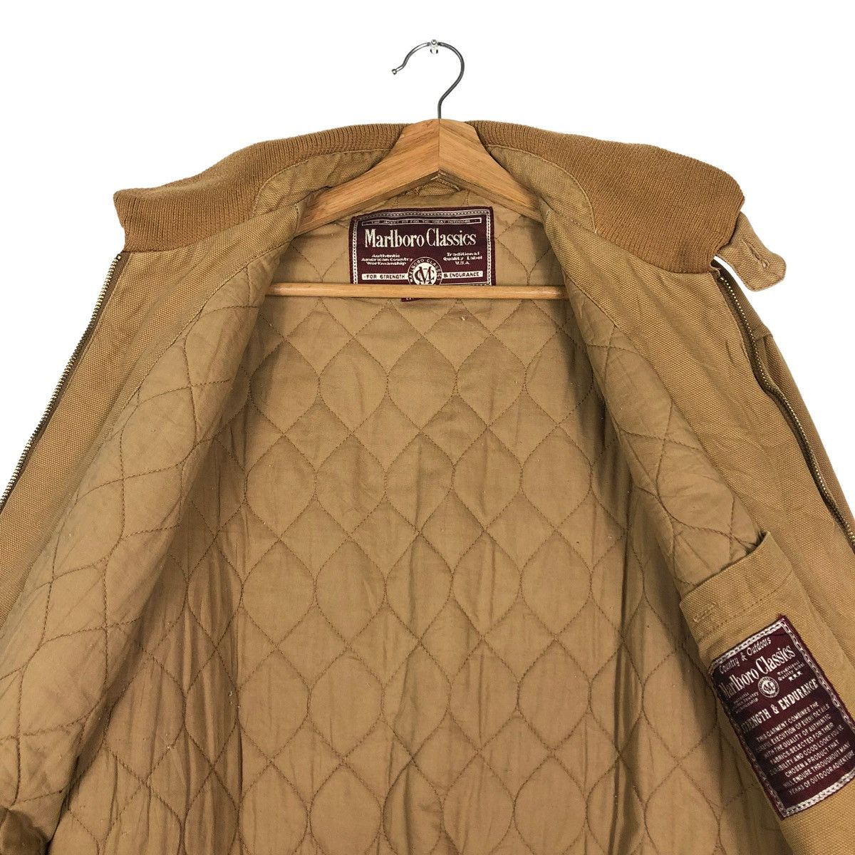 Marlboro 🔥VINTAGE CHORE BOMBER JACKET MARLBORO CLASSIC USA Size US XL / EU 56 / 4 - 14 Thumbnail