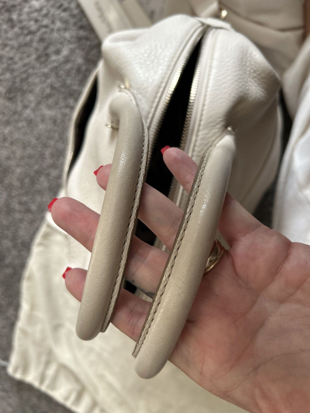 Max Mara Cachi cream with shoulder strap Size ONE SIZE - 4 Thumbnail
