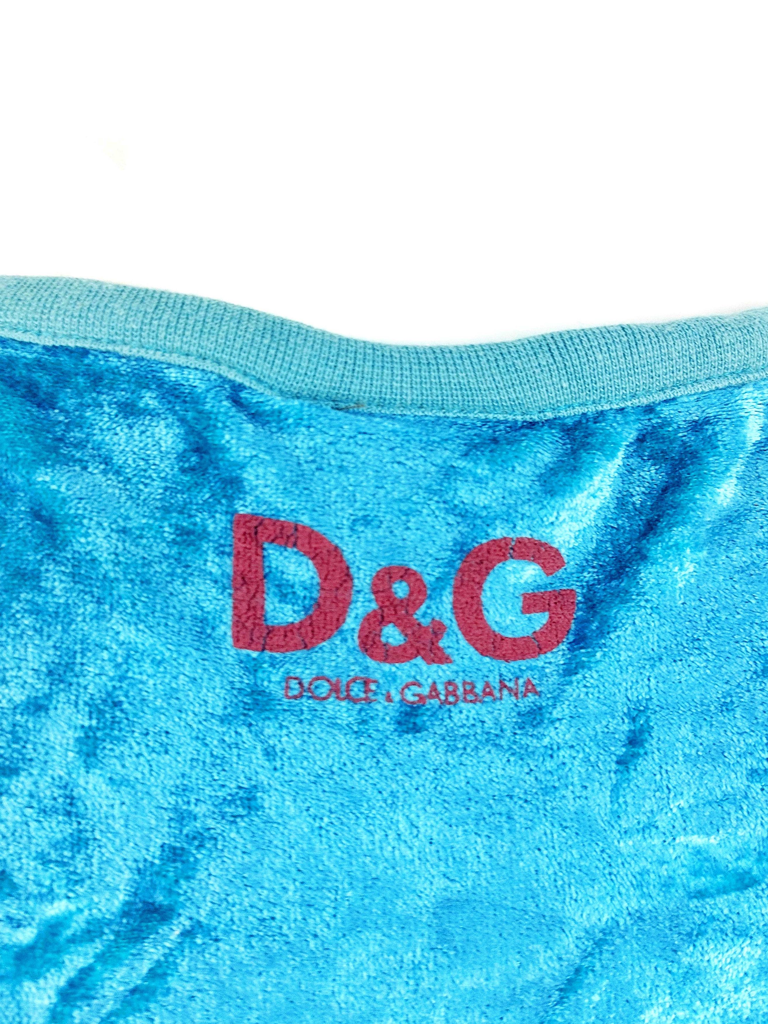 Dolce & Gabbana Dolce & Gabbana Freedom Velvet Gossip Girl Tank Top Size XL / US 12-14 / IT 48-50 - 14 Thumbnail