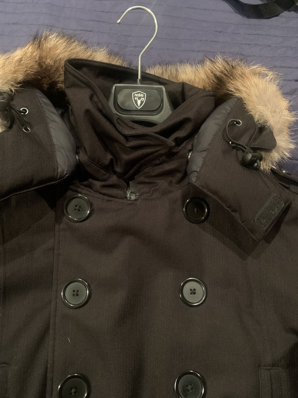 Nobis Brand New with Tags - Nobis Kato Men’s Peacoat- XS Black. Size US XS / EU 42 / 0 - 2 Thumbnail