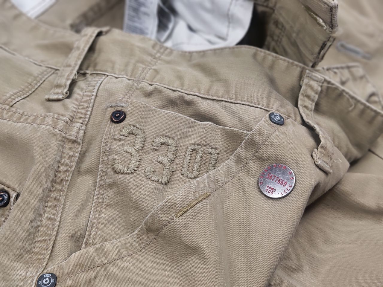 G-Star Vintage G Star raw General lows 5620 canvas cargo pants Size US 33 - 16 Thumbnail