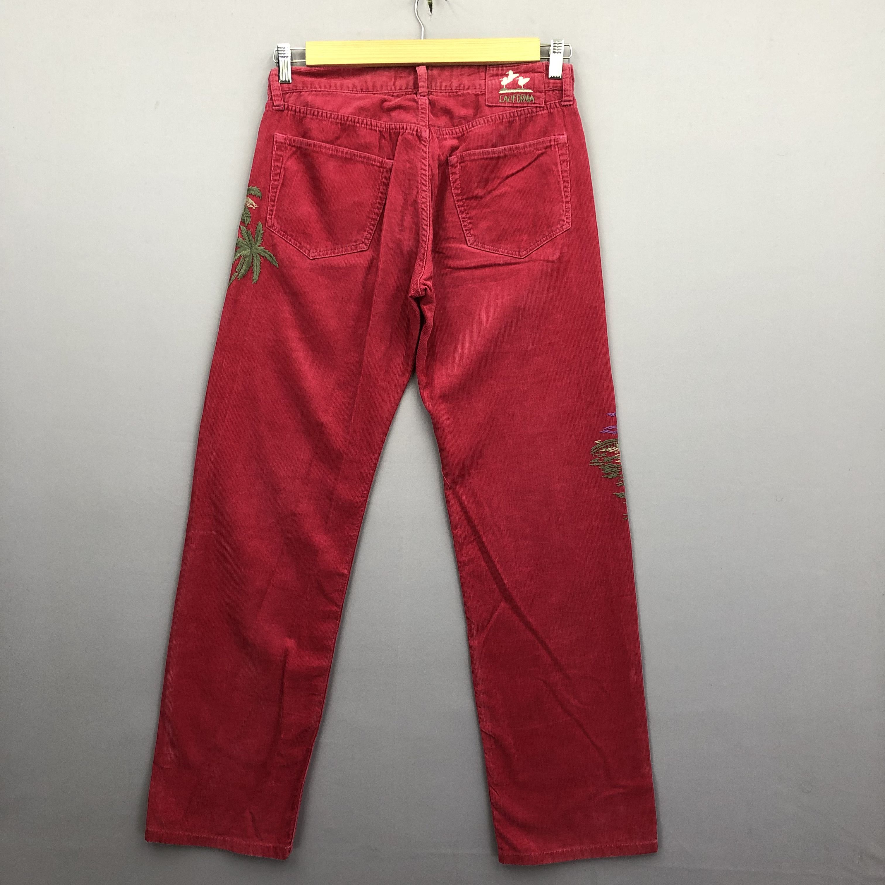 Japanese Brand Y2k Keita Maruyama Japanese Corduroy Jeans Embroidery Denim Size US 30 / EU 46 - 2 Thumbnail