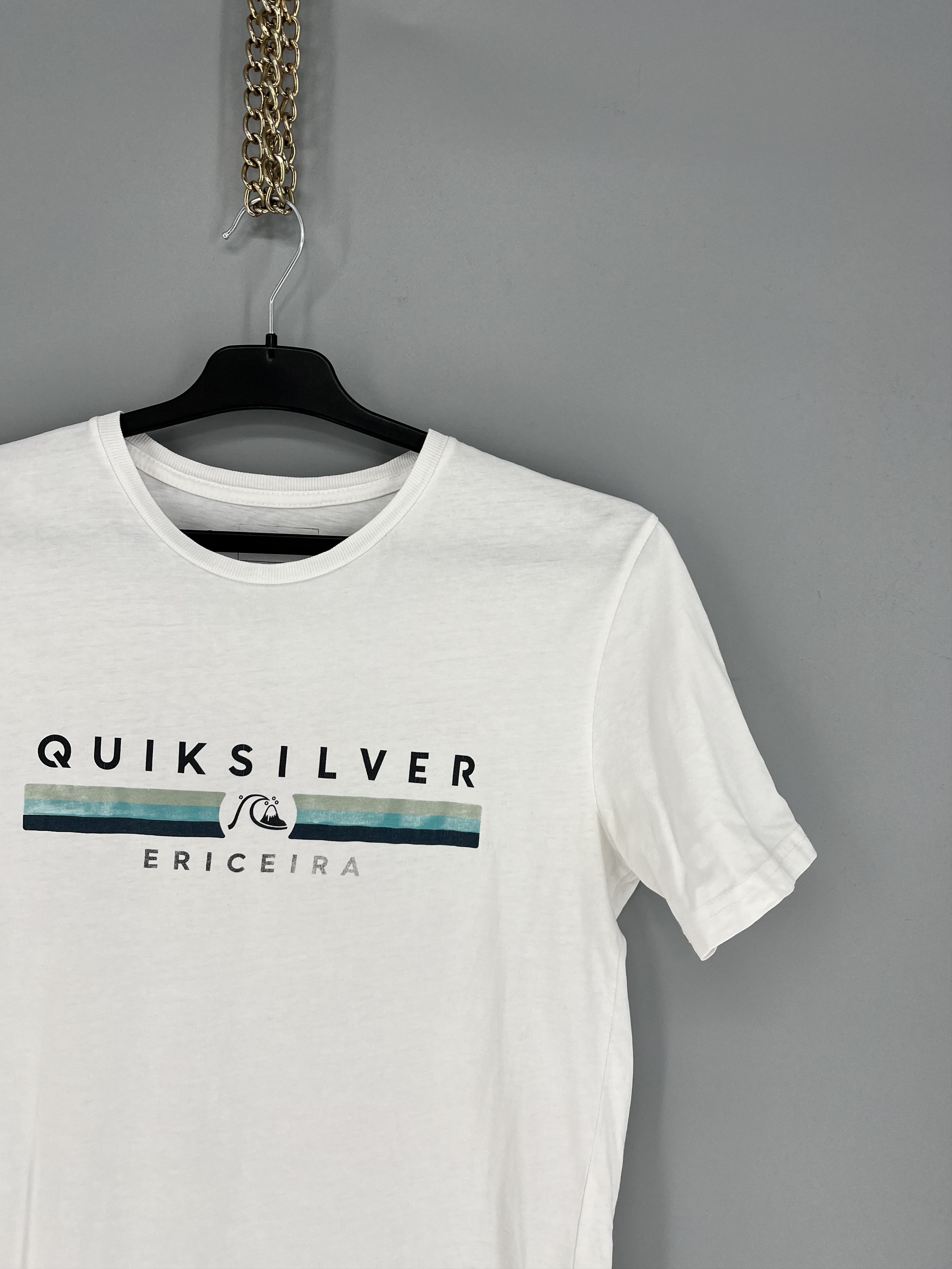 Quiksilver Vintage Quiksilver Ericeira TShirt White Surf Skateboard y2k Size US XS / EU 42 / 0 - 5 Thumbnail