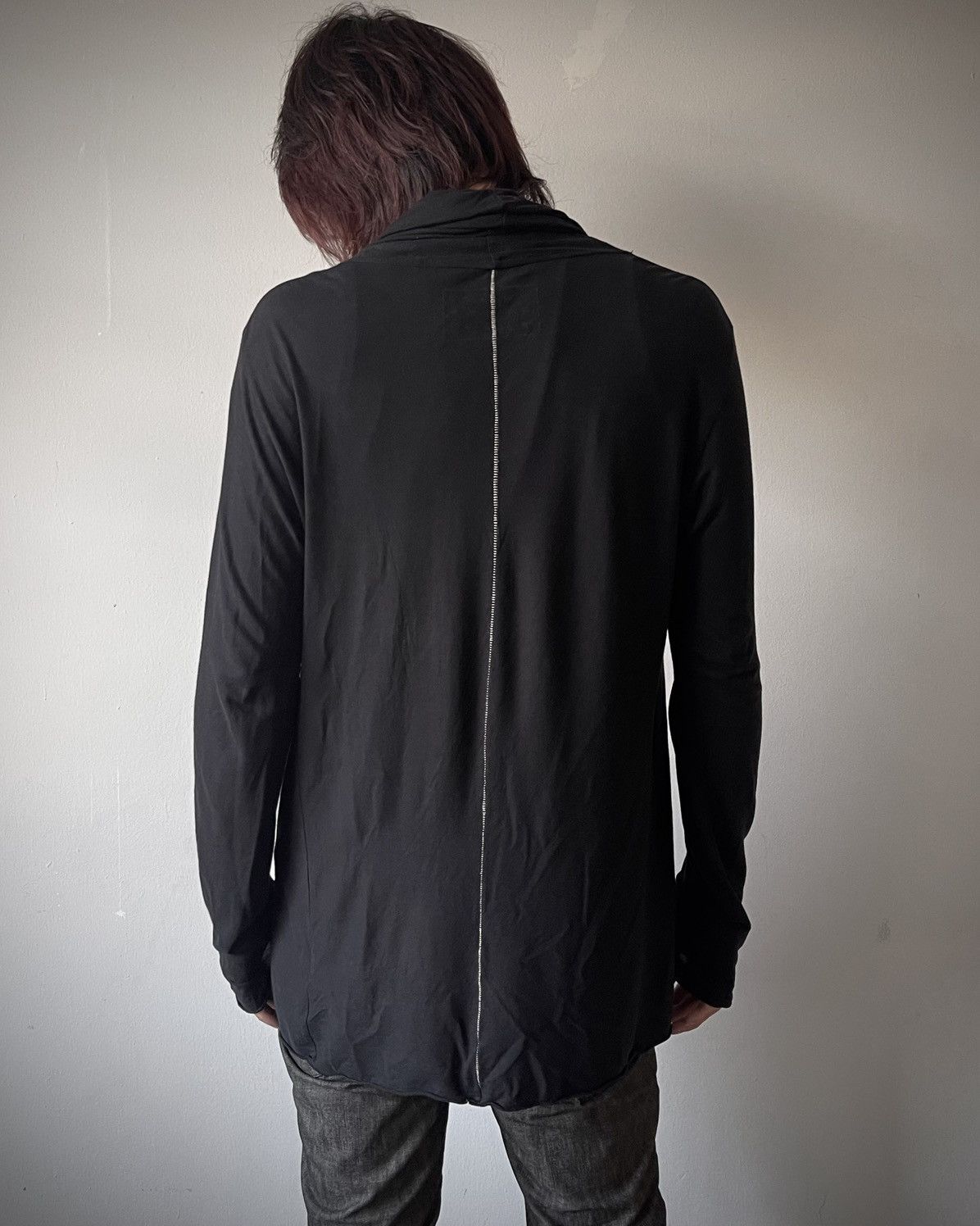 Japanese Brand Royal Flash Contrast Stitching Layered Draped Cape Size US M / EU 48-50 / 2 - 1 Thumbnail