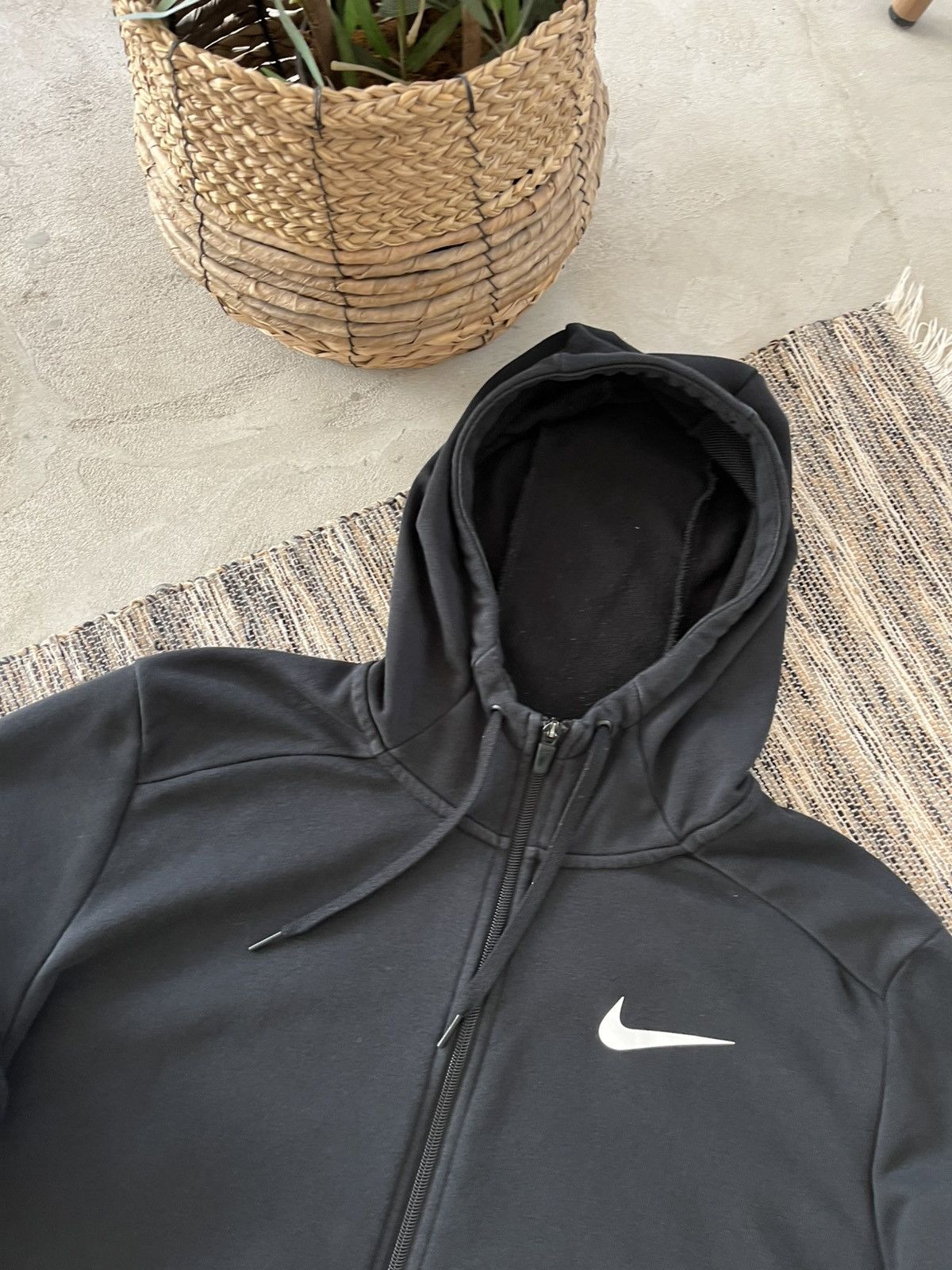 Nike Vintage Nike Zip Hoodie Sportswear Tech Fleece Style Black Size US XL / EU 56 / 4 - 3 Thumbnail