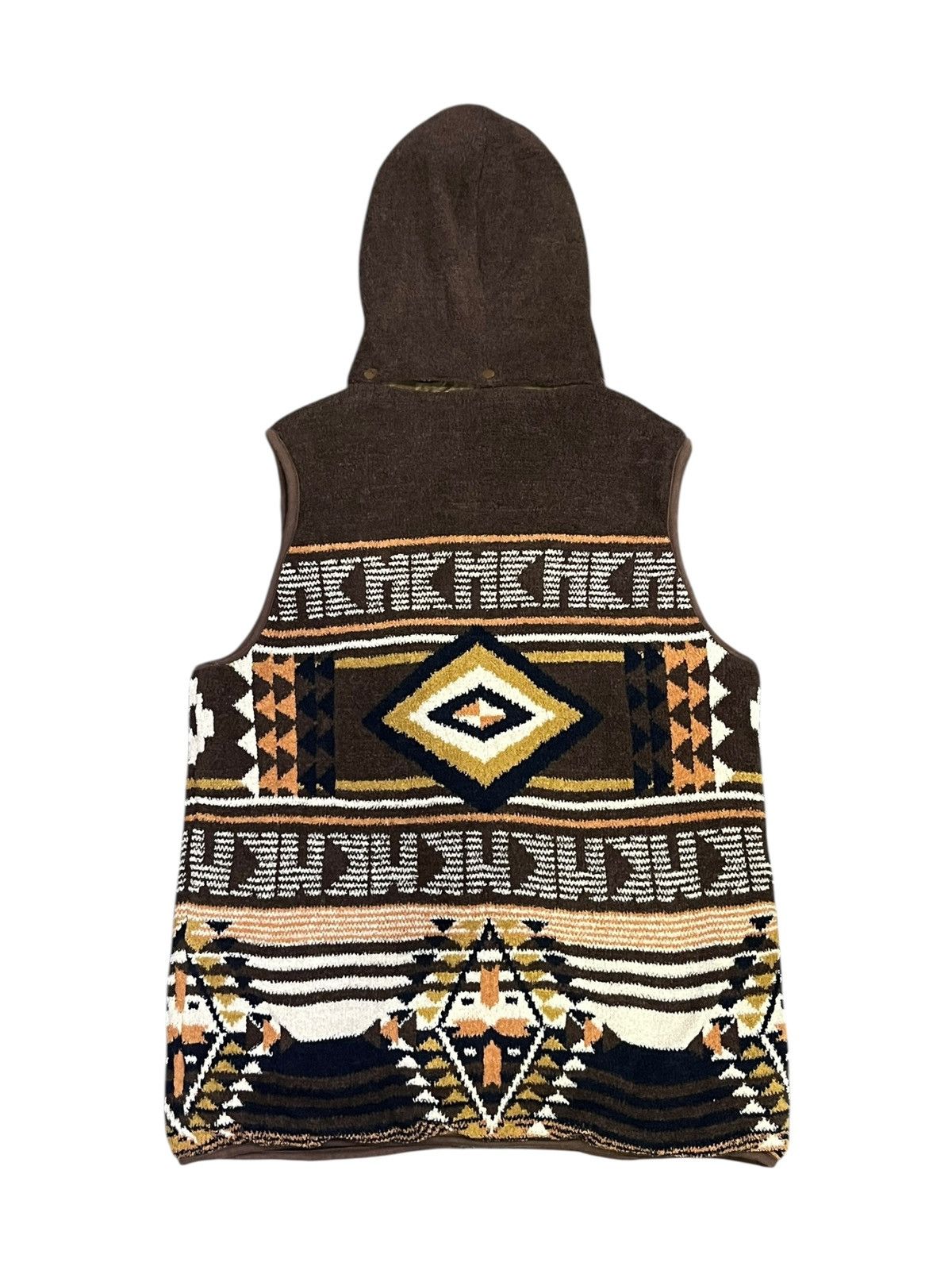 Tribal Streetwear 90’s KRIFF MAYER Reversible Tribal Aztec Outdoor Vest Unisex Size US S / EU 44-46 / 1 - 4 Thumbnail