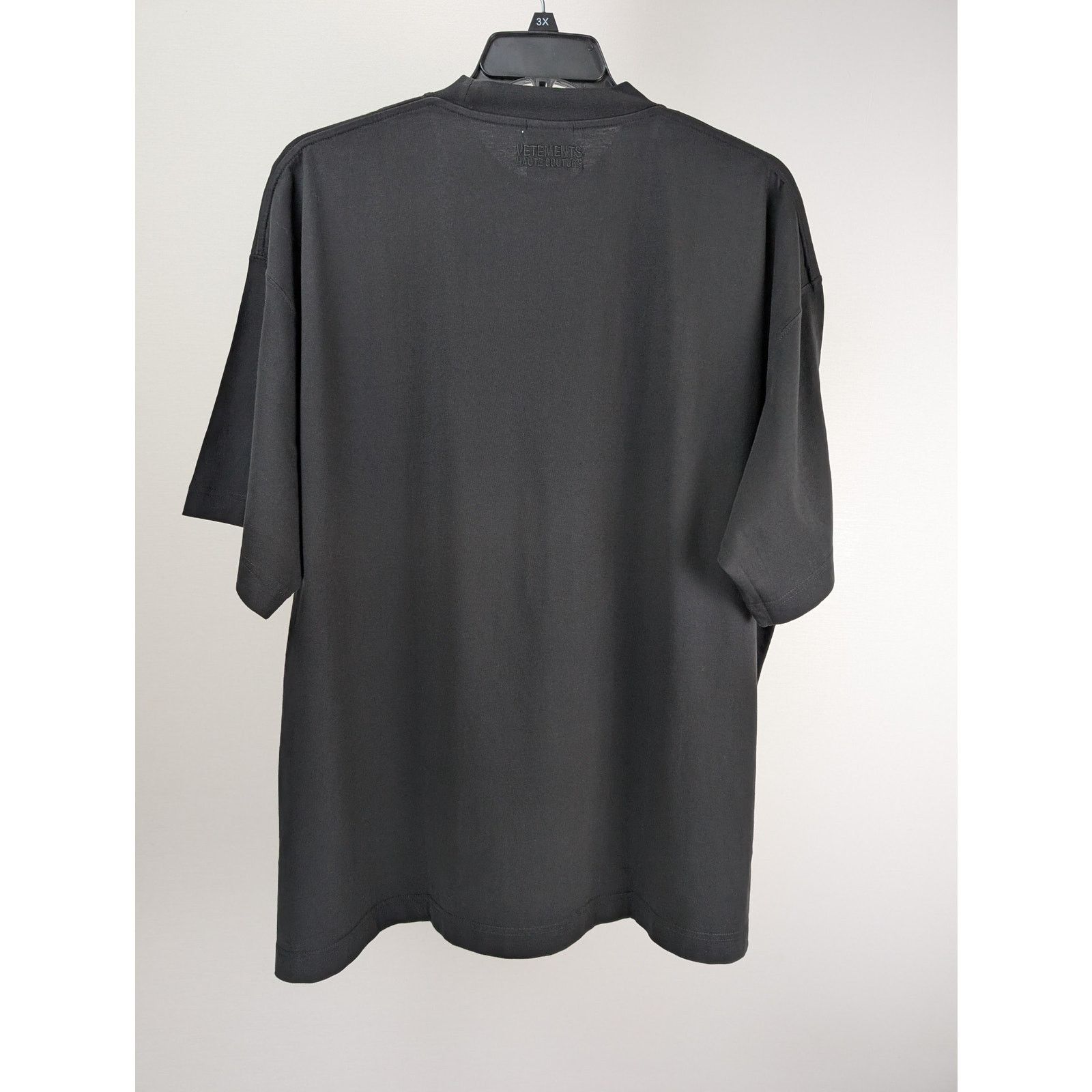 Vetements o1rshd1 Haute Couture France T-Shirt in Black Size US M / EU 48-50 / 2 - 14 Thumbnail