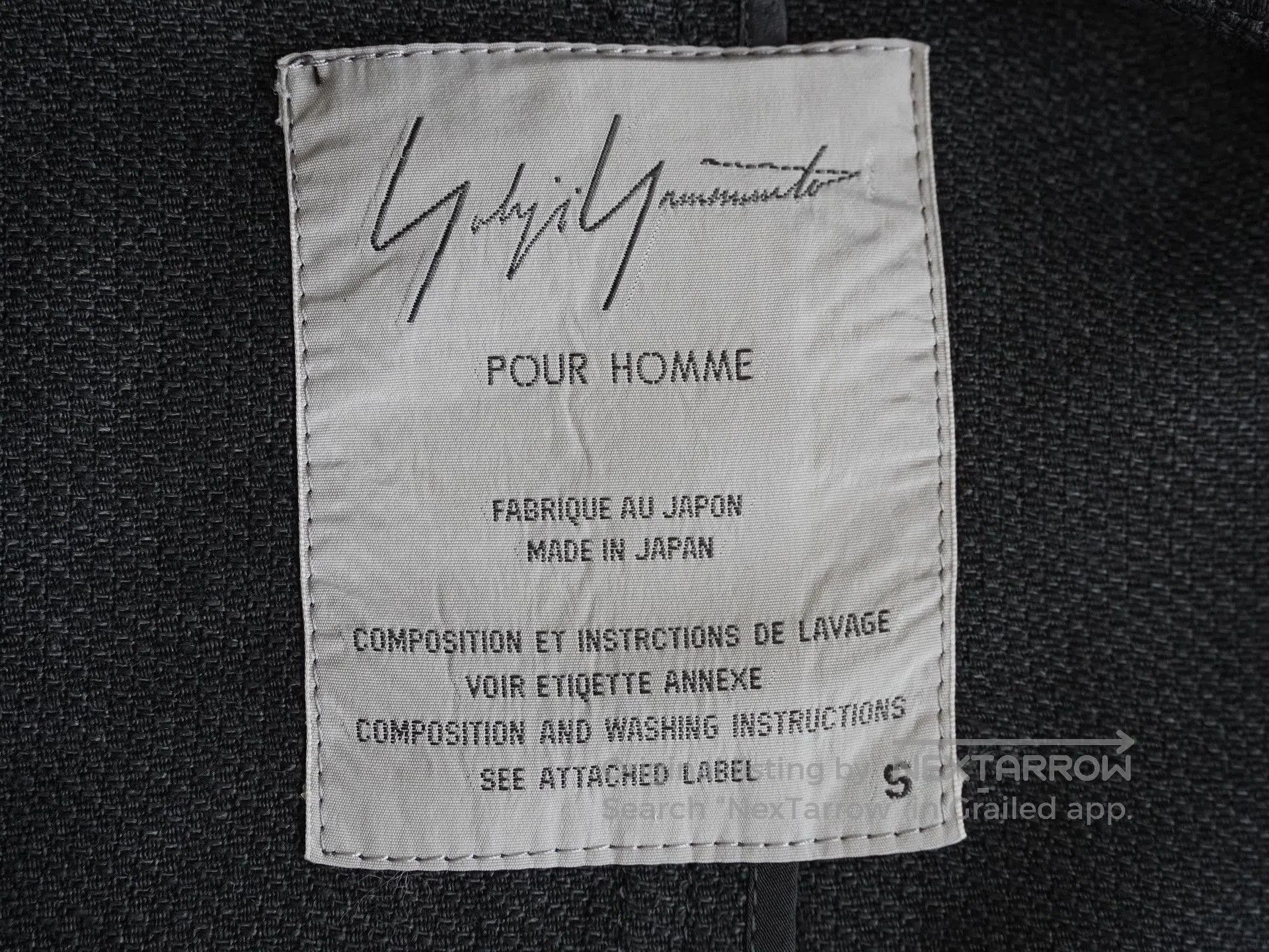 Yohji Yamamoto Yohji Yamamoto 1990SS White Trim Jacket. Size US S / EU 44-46 / 1 - 7 Thumbnail
