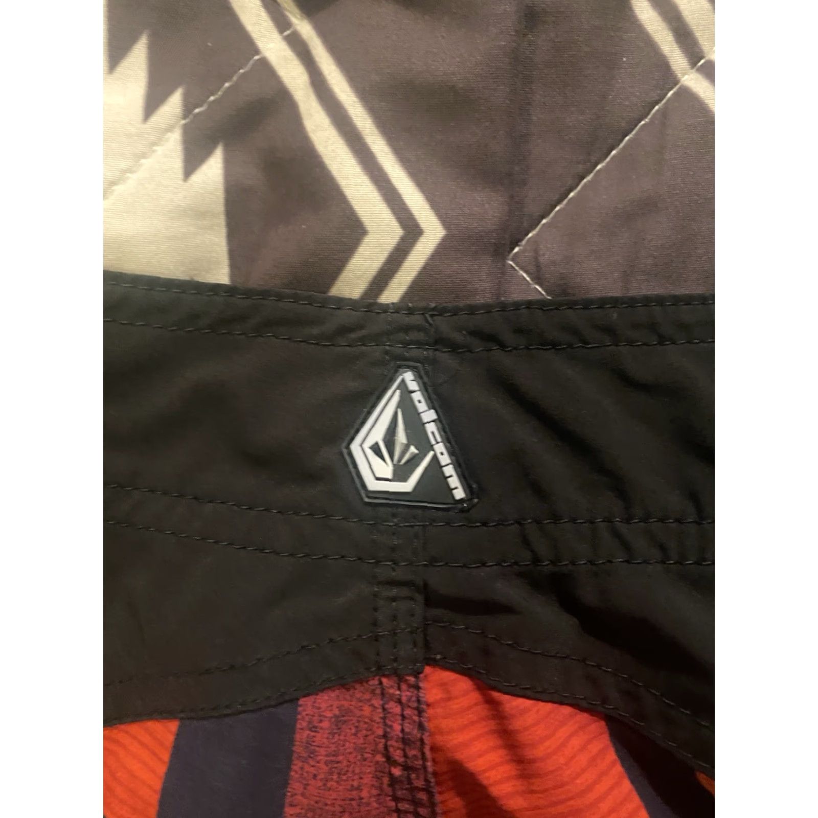 Volcom Volcom Board Shorts Men 32 Orange 4 Way Stretch Embroidered Logo Beach Lifeguard Surfing Sport 90s Y2K Size US 32 / EU 48 - 4 Thumbnail