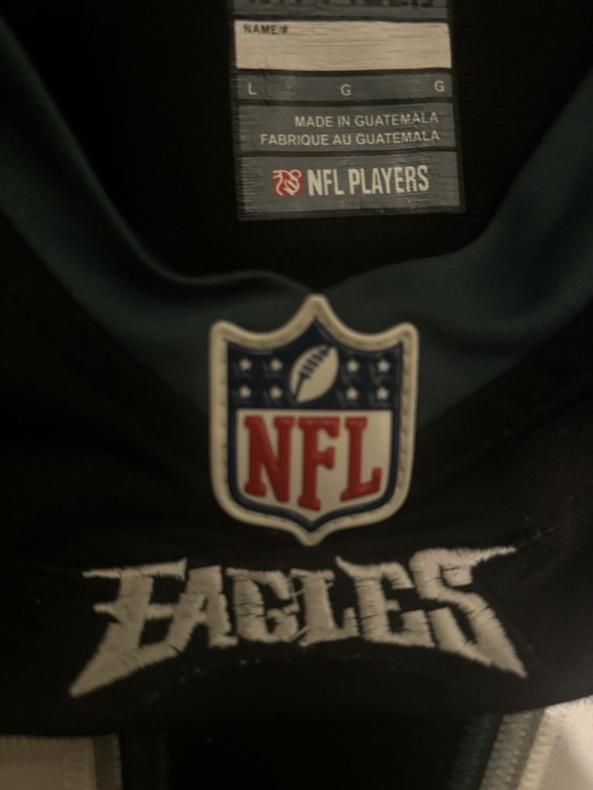 NFL Nike Philadelphia Eagles Carson Wentz Elite Jersey Men Size US L / EU 52-54 / 3 - 4 Thumbnail