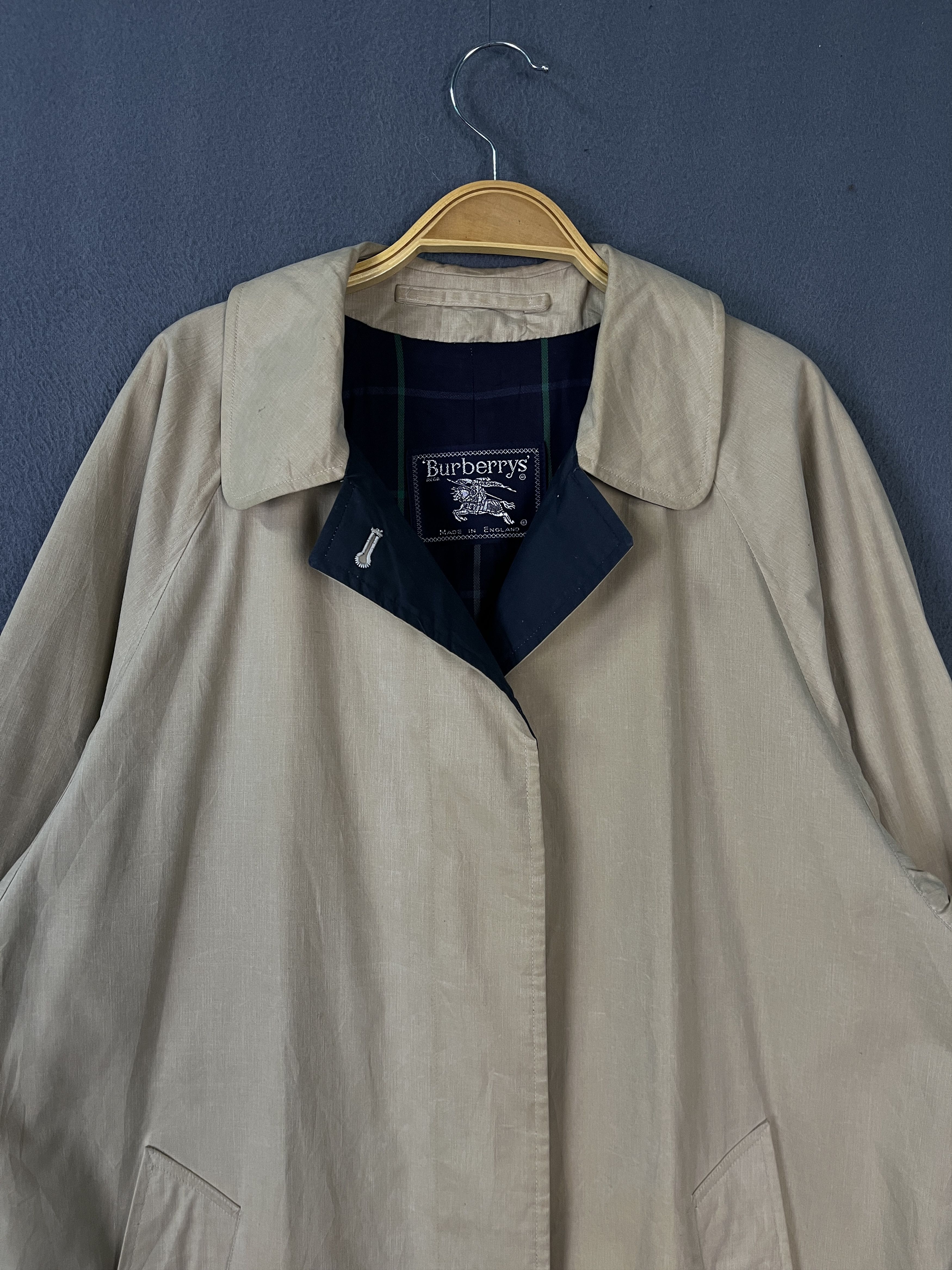 Burberry Prorsum Vintage Made in England Burberrys Trench Coat Beige Size US M / EU 48-50 / 2 - 4 Thumbnail