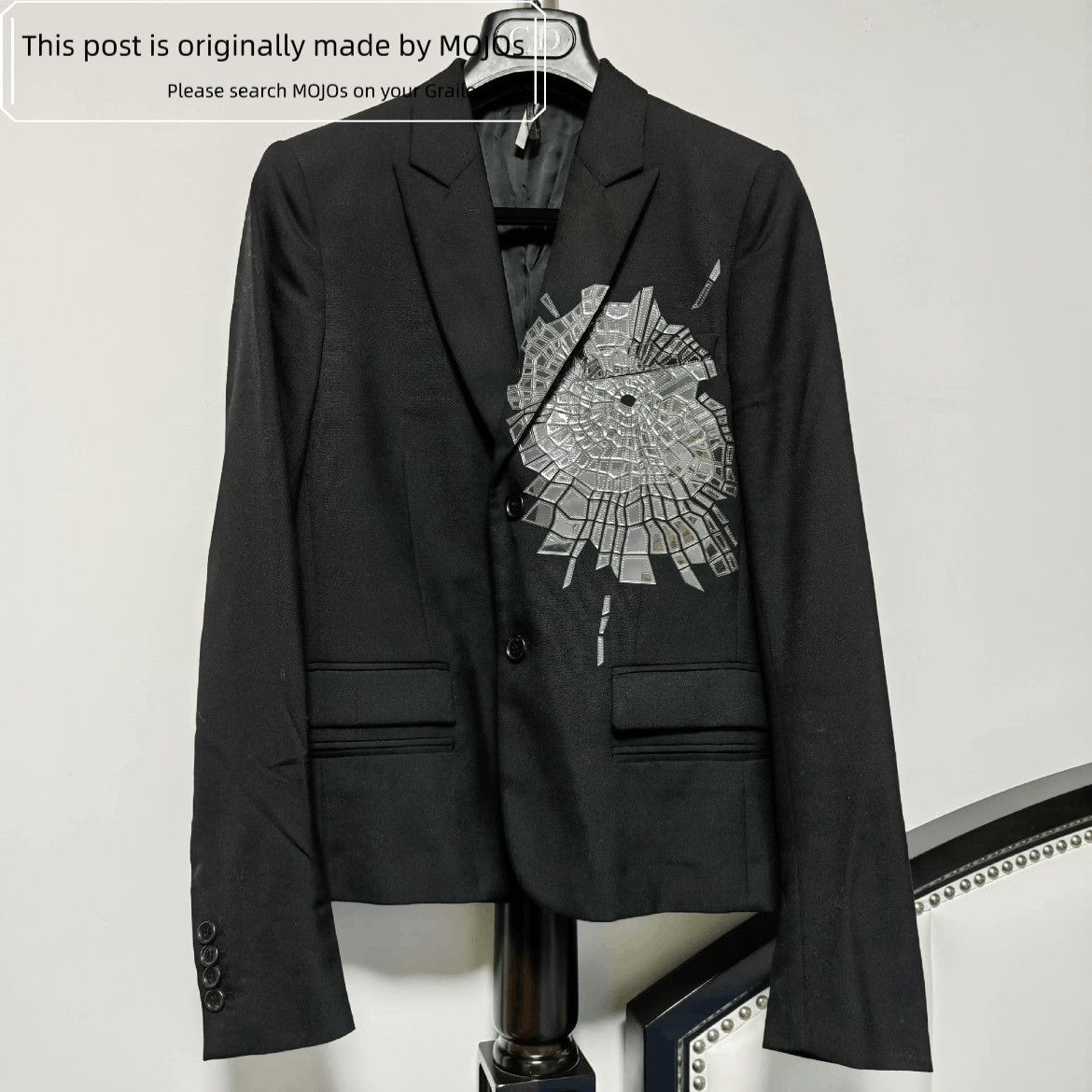 Dior Sz 44 Dior Homme 08AW Broken Heart by KVA Jacket Size US S / EU 44-46 / 1 - 1 Thumbnail