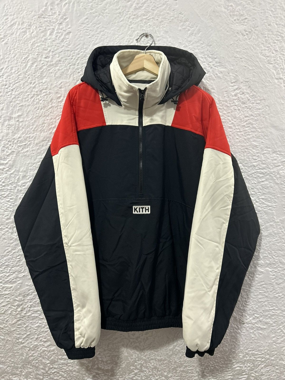 Kith × NHL Kith x New York Rangers Quarter Zip Anorak - Black *SAMPLE* Size US L / EU 52-54 / 3 - 4 Thumbnail