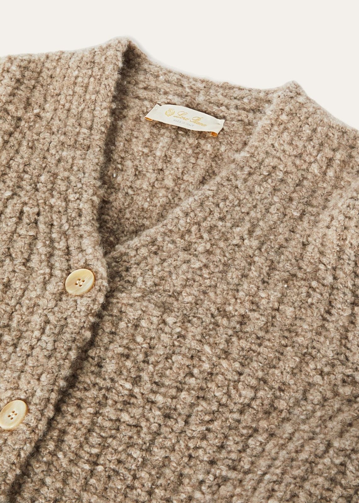 Loro Piana o1srvl11e1125 FAN3441 Cocooning Cardigan in Brown Size M / US 6-8 / IT 42-44 - 3 Thumbnail