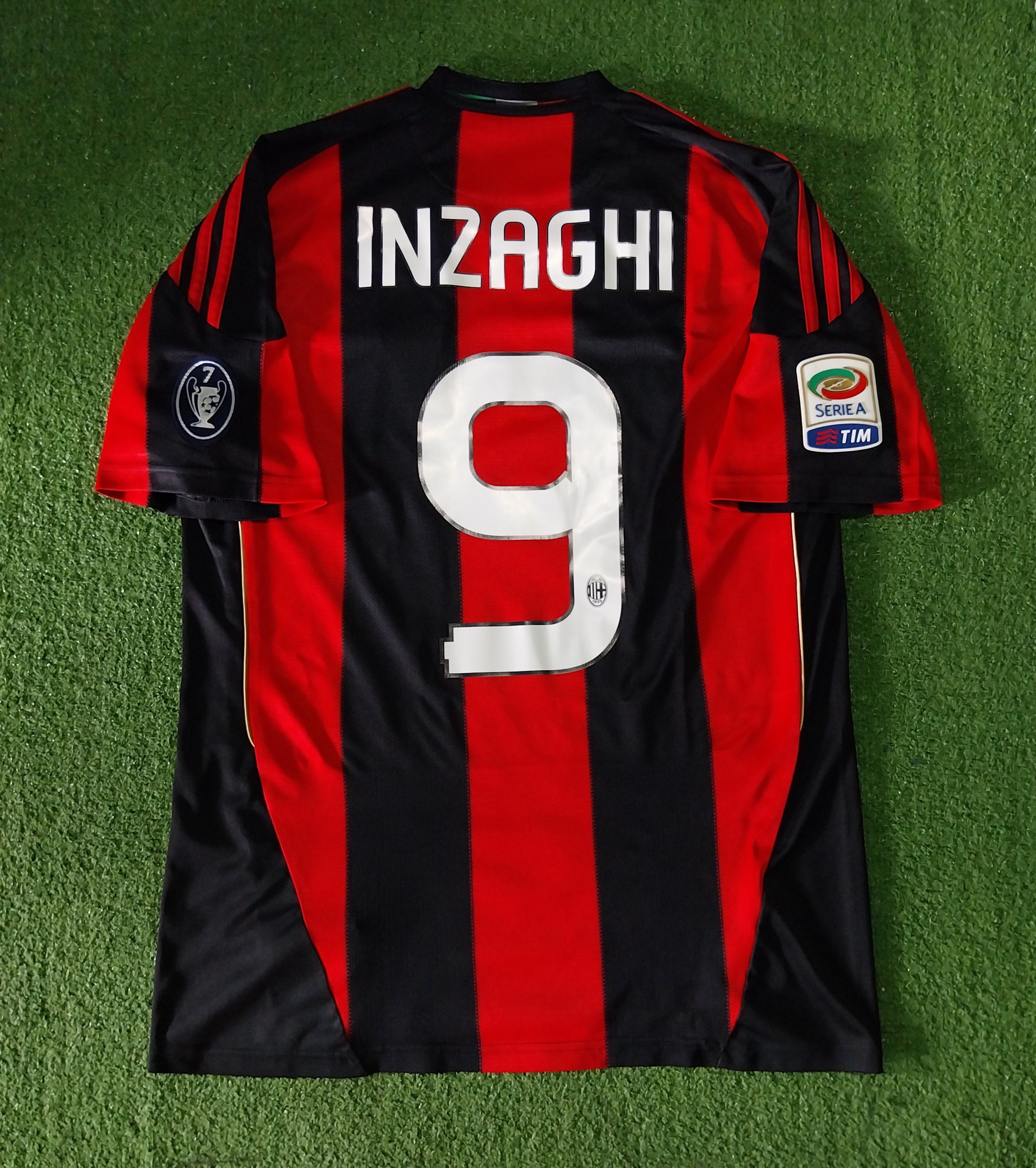 Adidas Ac milan home 2010/2011 inzaghi jersey football Size US M / EU 48-50 / 2 - 2 Thumbnail