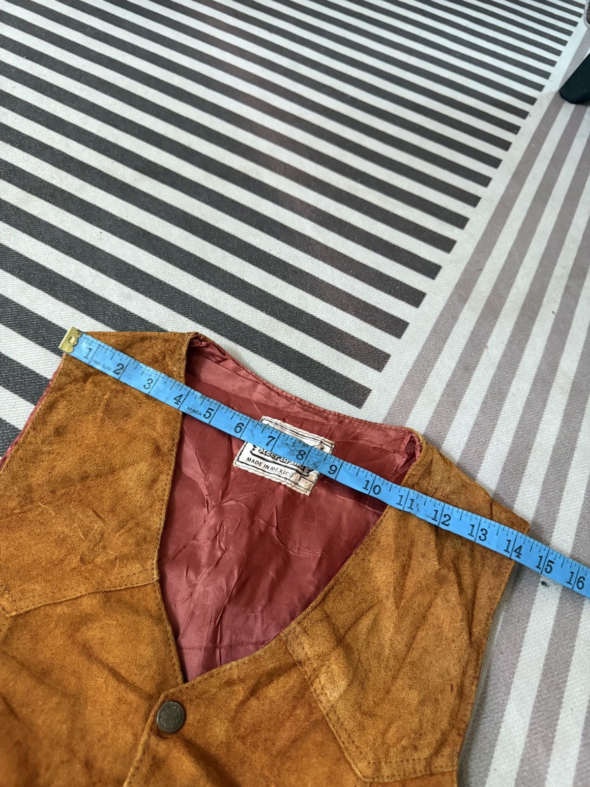 Genuine Leather 🔥🔥🔥ARCHIVE VTG STEER SUEDE LEATHER VEST Size US M / EU 48-50 / 2 - 15 Thumbnail