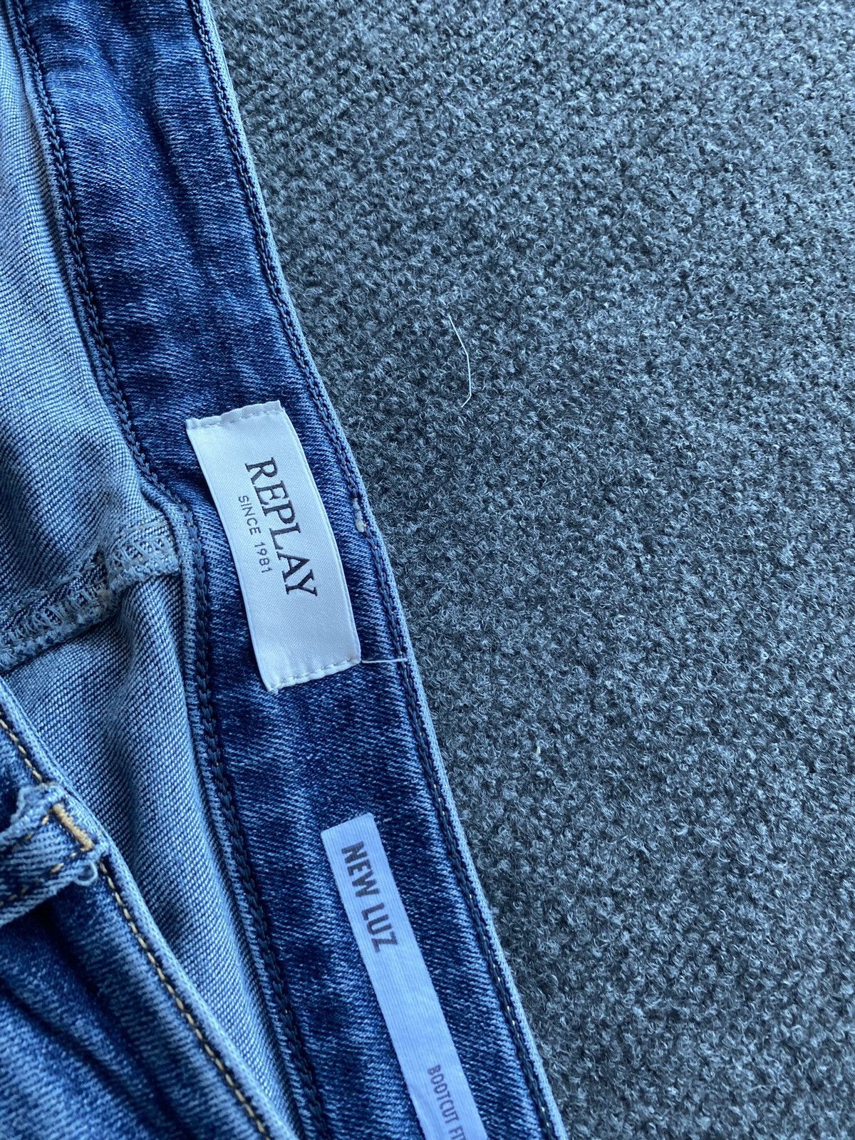 Replay 🔥Opium Punk Gothic Replay Bootcut new luz jeans 30 Size 30" / US 8 / IT 44 - 4 Thumbnail