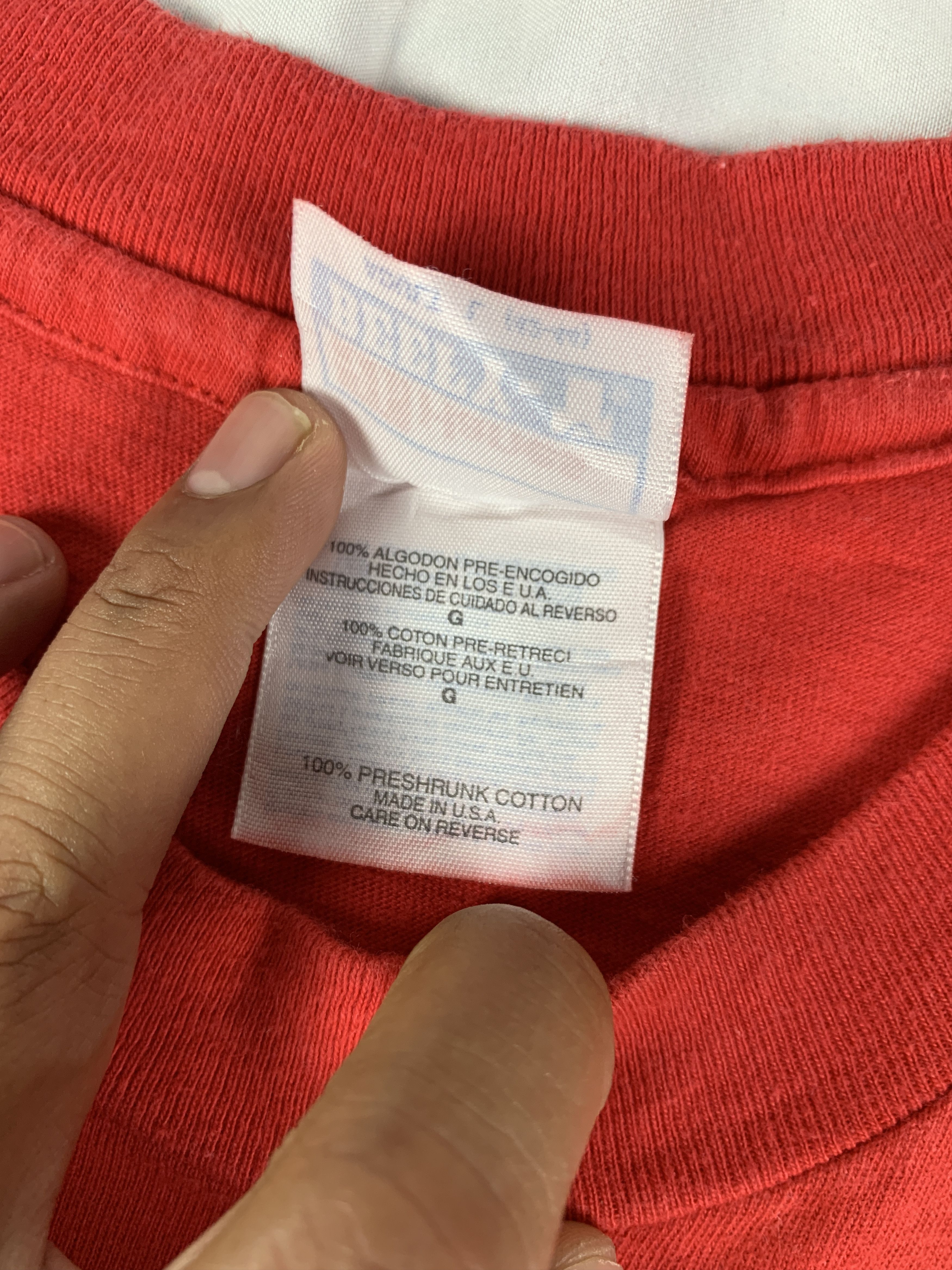 Japanese Brand 1990s Red US Election Tee (L) Size US L / EU 52-54 / 3 - 6 Thumbnail