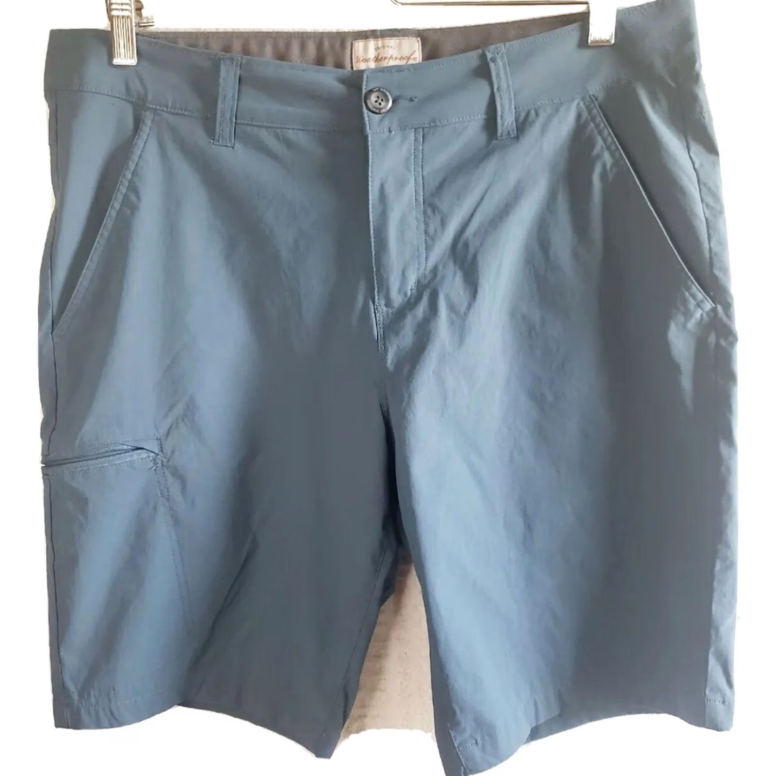 Weatherproof Weatherproof Men's QuickDry Lightweight Chino Shorts Blue 34 Regular 10.5in Inseam Vintage Summer Size US 34 / EU 50 - 2 Thumbnail