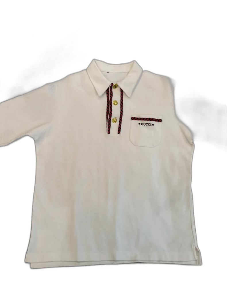 Gucci Gucci Classic Polo Shirt with Embroidery Size US M / EU 48-50 / 2 - 1 Thumbnail