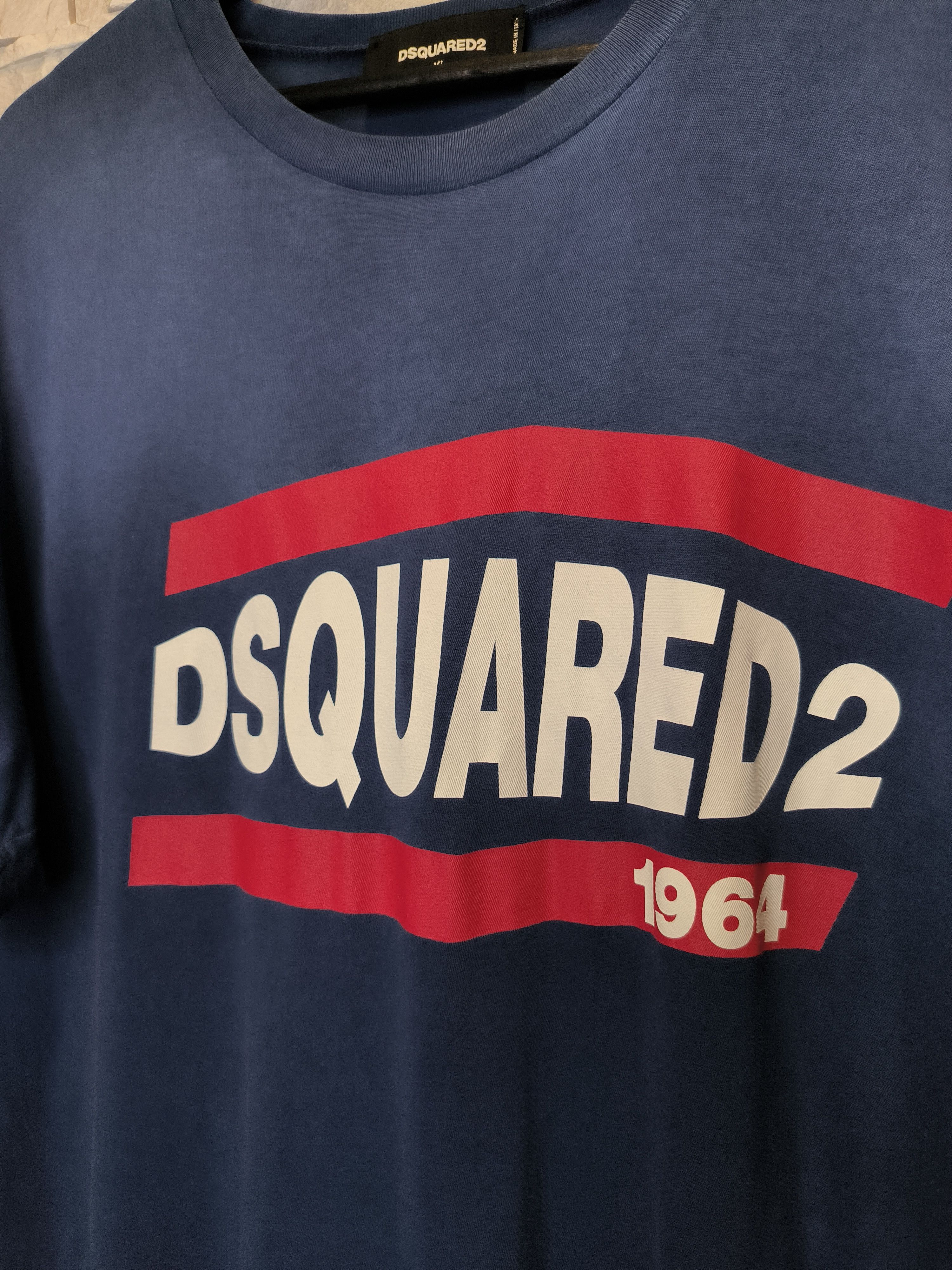 Dsquared2 Dsquared2 T-Shirt Navy Logo Tee Size US XL / EU 56 / 4 - 3 Thumbnail