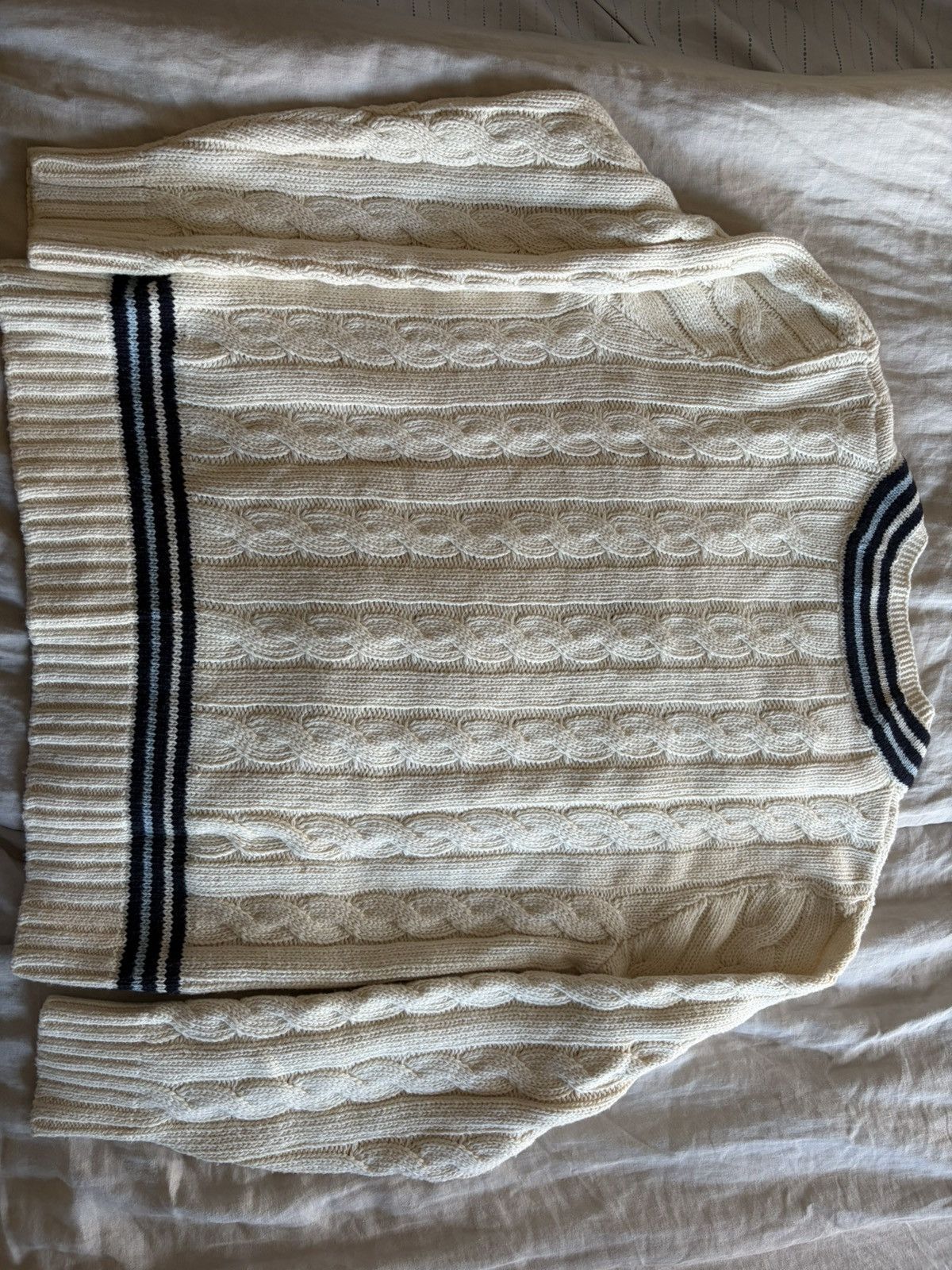 Polo Ralph Lauren Polo Ralph Lauren Cable-Knit Tennis Sweater Size US L / EU 52-54 / 3 - 4 Thumbnail