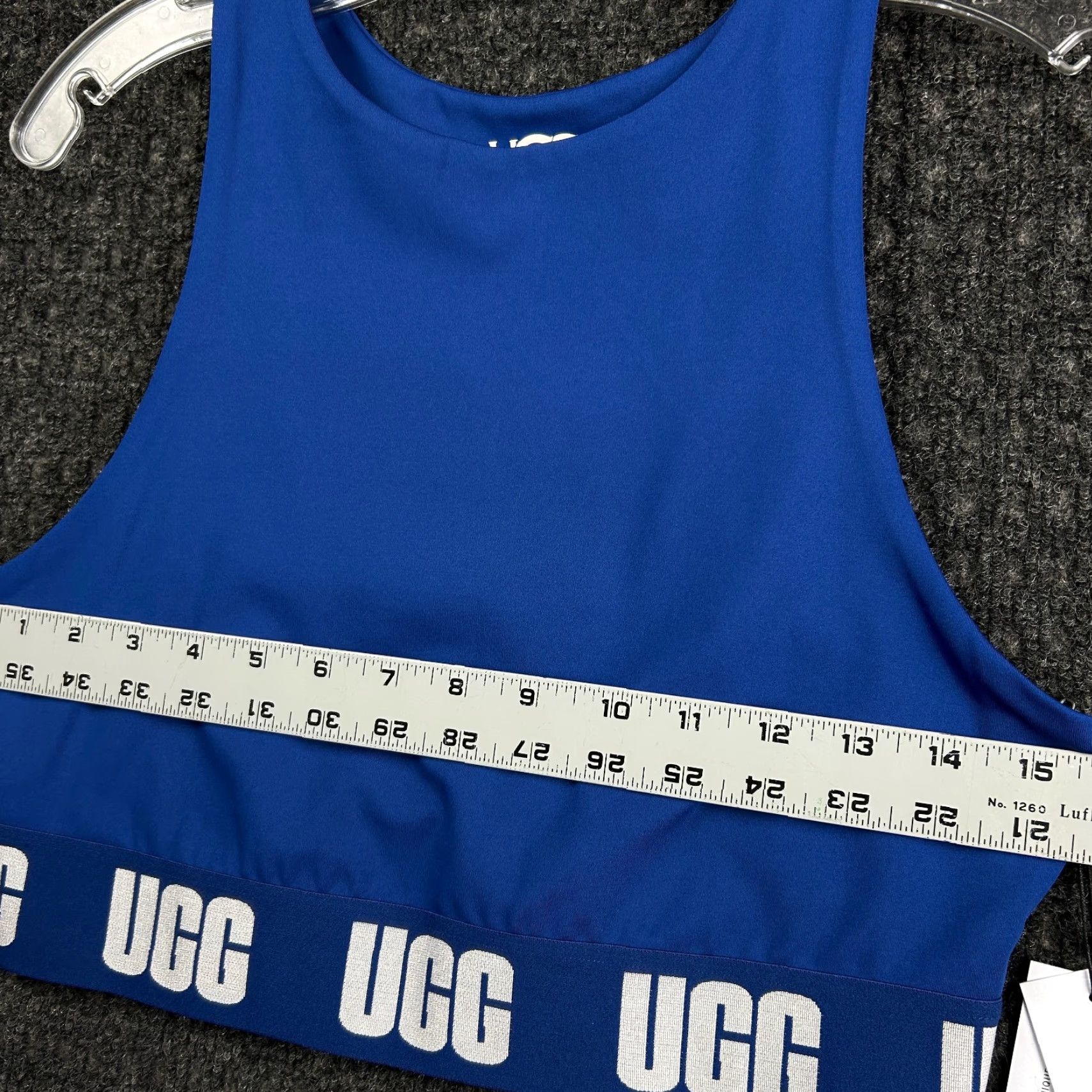 Ugg UGG Sports Bra Bralette Wilmina Logo M Blue Womens Athleticwear Ogg? Size ONE SIZE - 5 Thumbnail